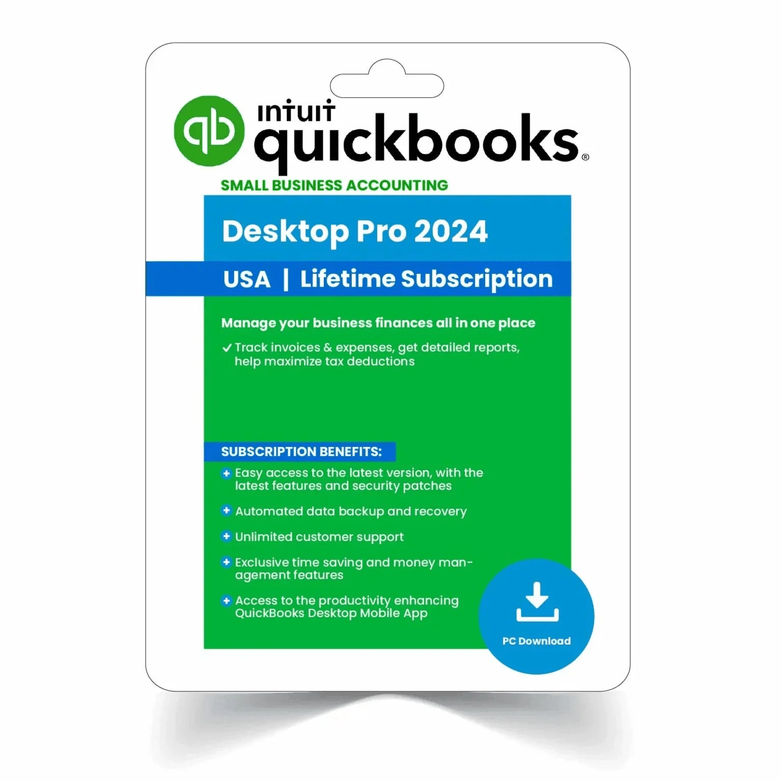 Quickbooks desktop Pro 2024 for windows – lifetime license - not a Subscription