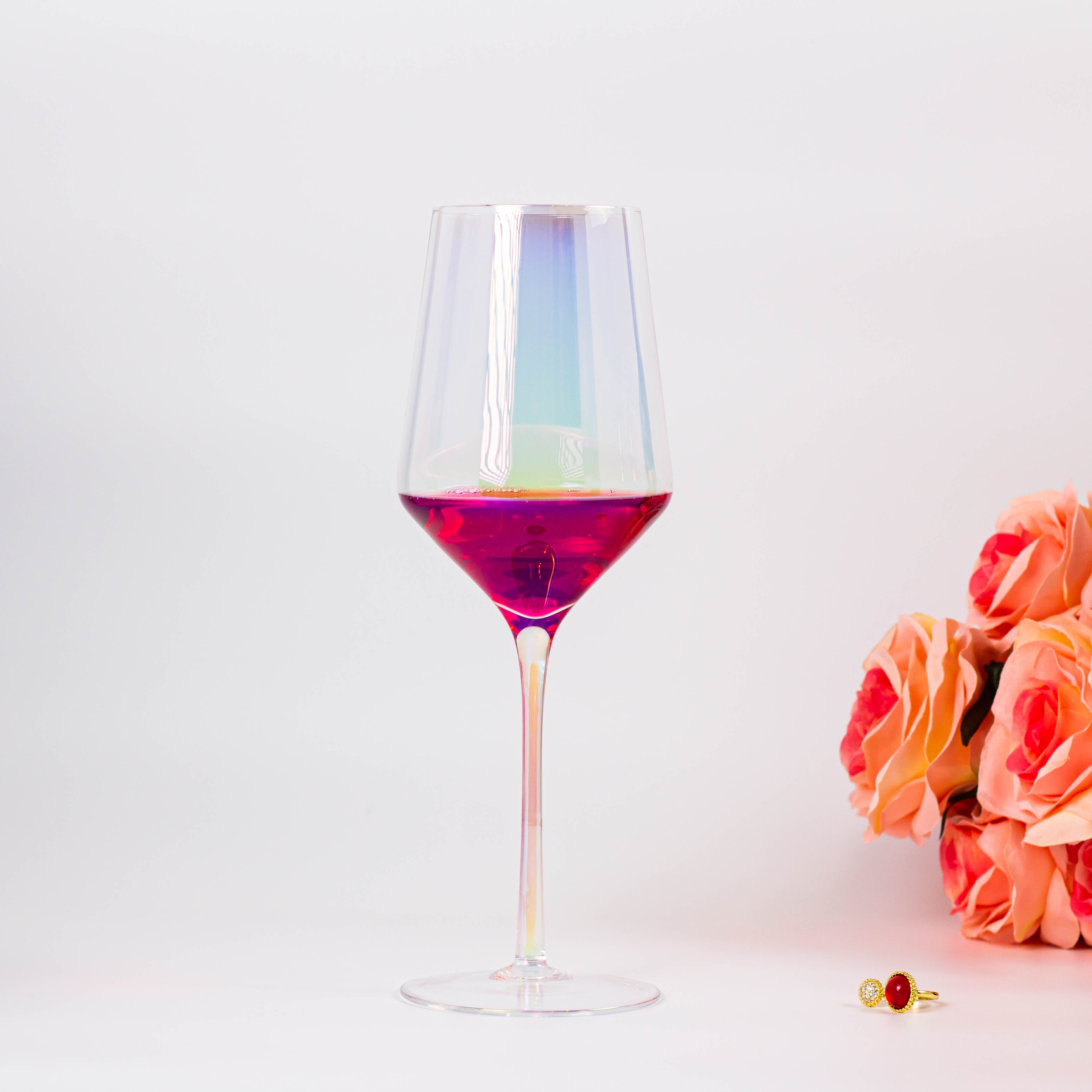 Aria Iridescent Wine Glass