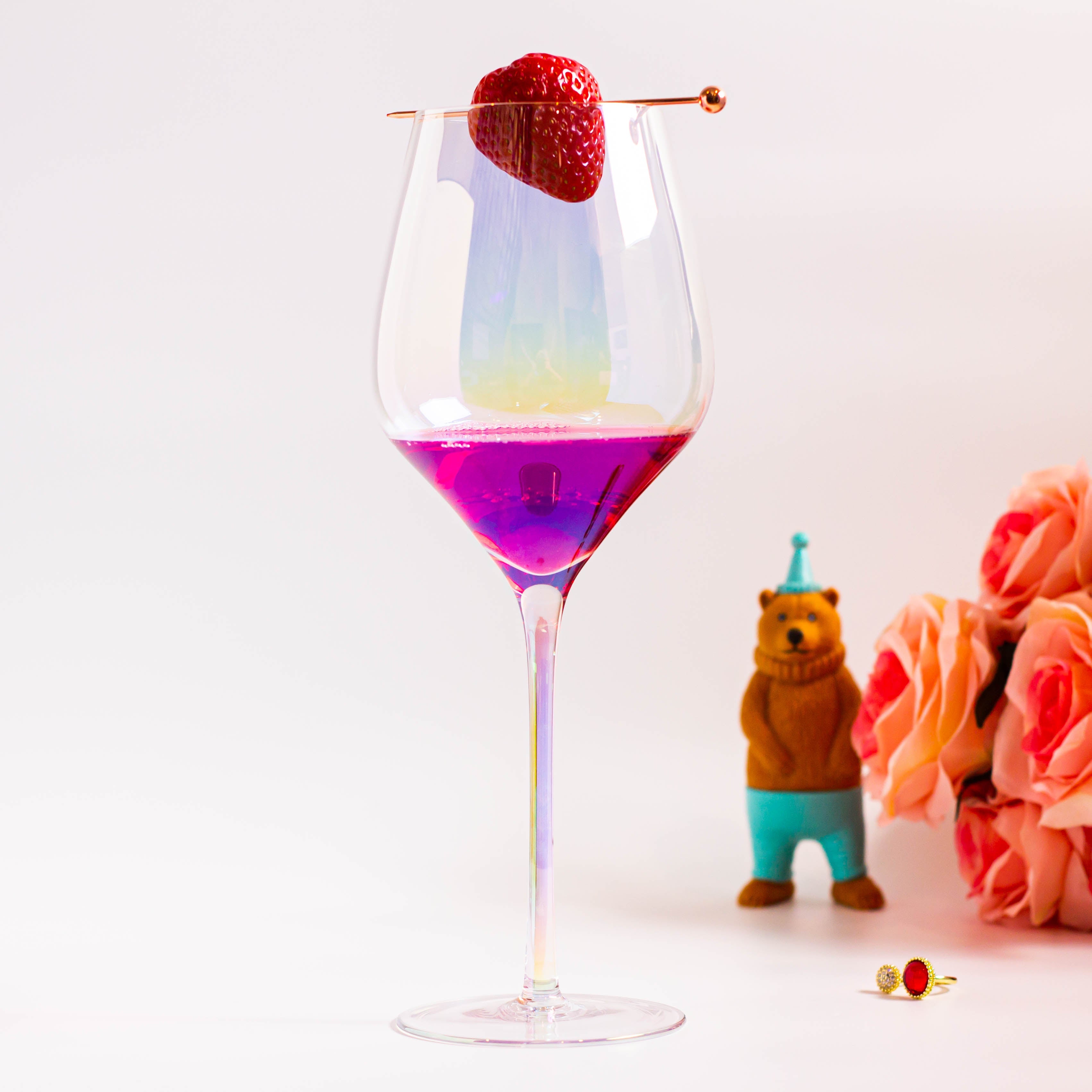 Amelia Iridescent Wine Glass