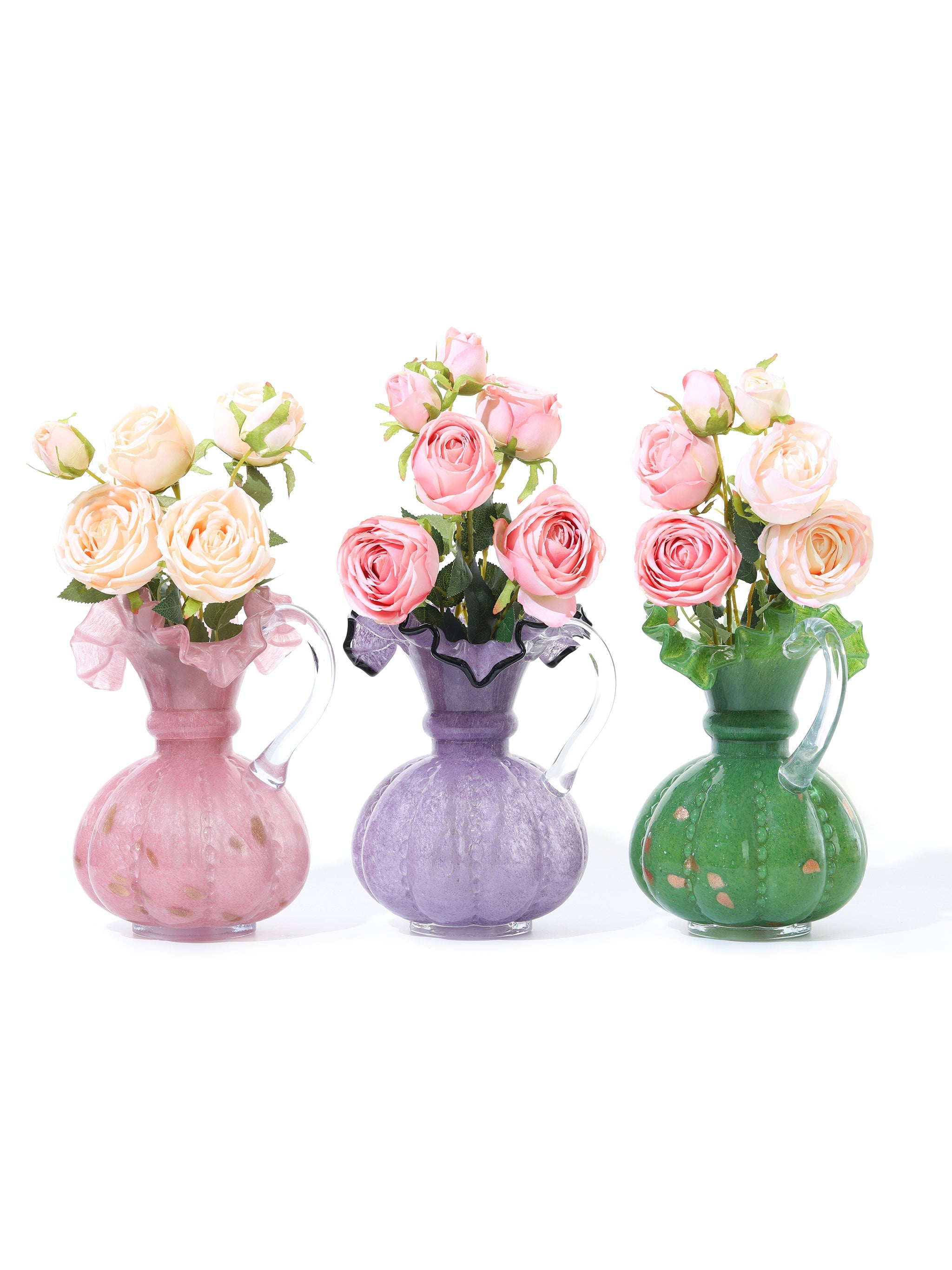 Violet Twilight Ruffled Vase, Large