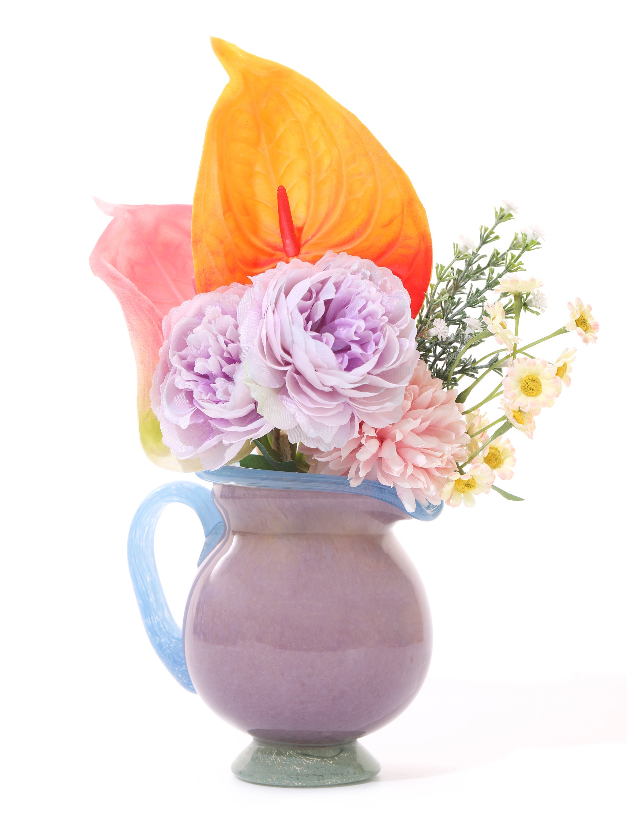 Pastel Pitcher Vases Set of 4