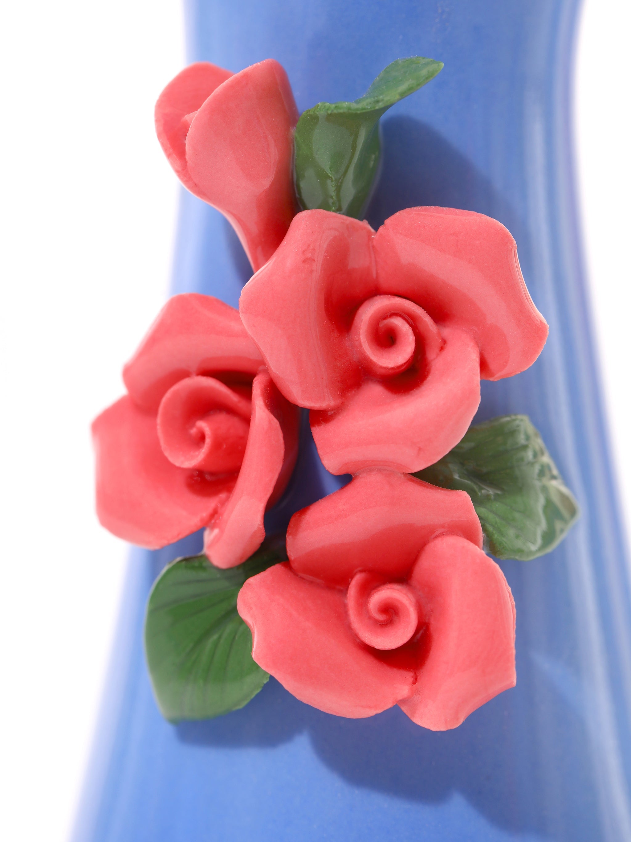 Cornflower Blue Vases, Set of 10