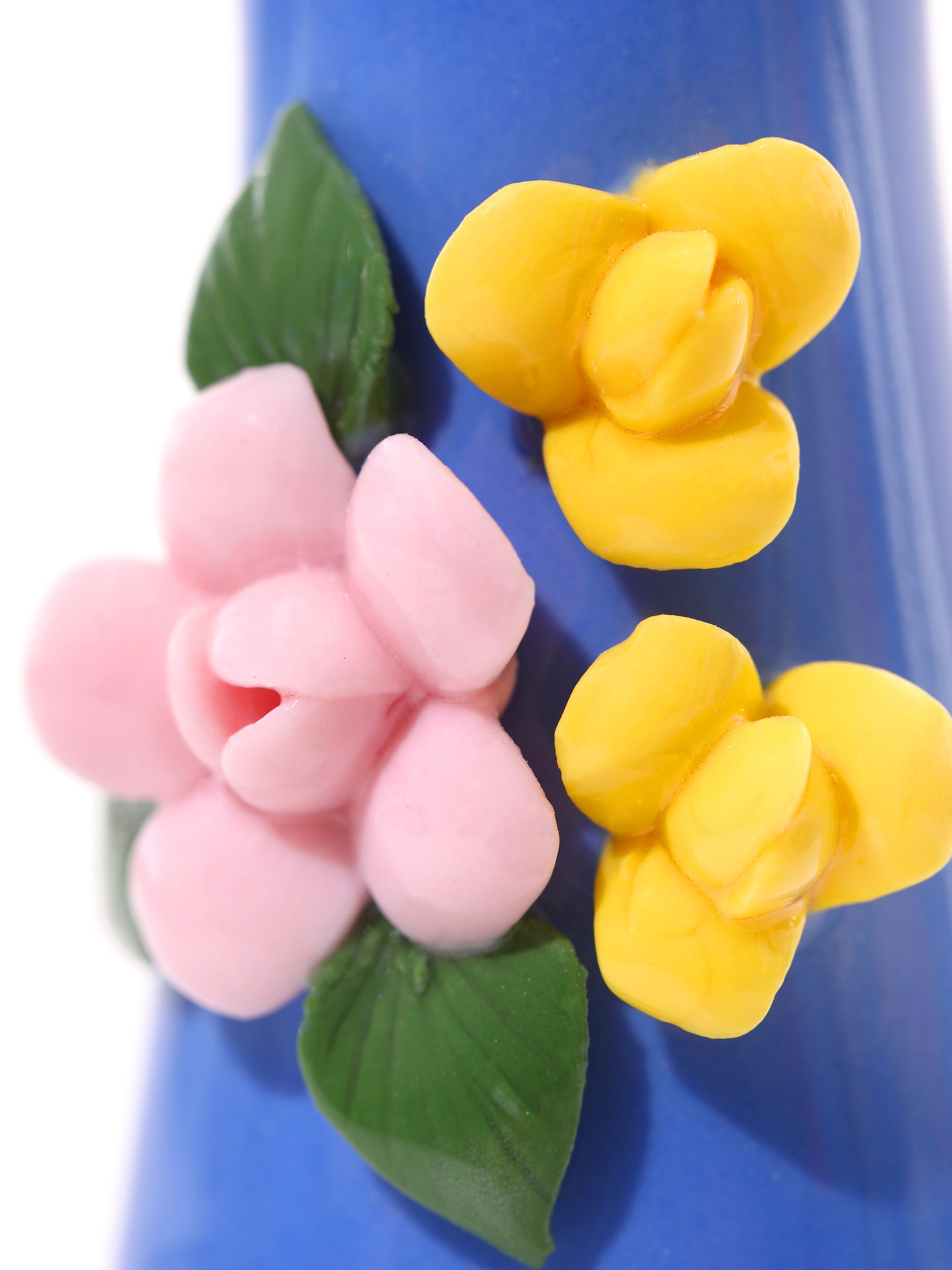 Cornflower Blue Vases, Set of 10