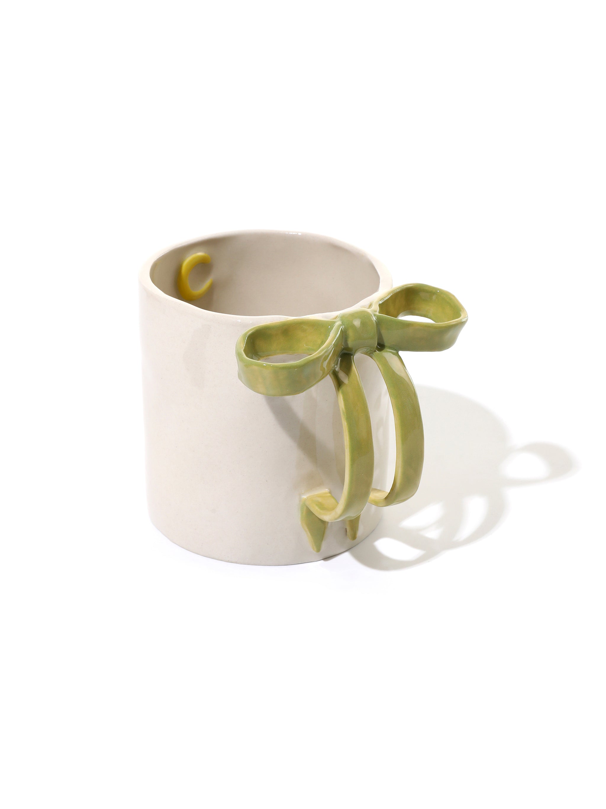 BowKnot Tableware Set, Olive Green Set of 4
