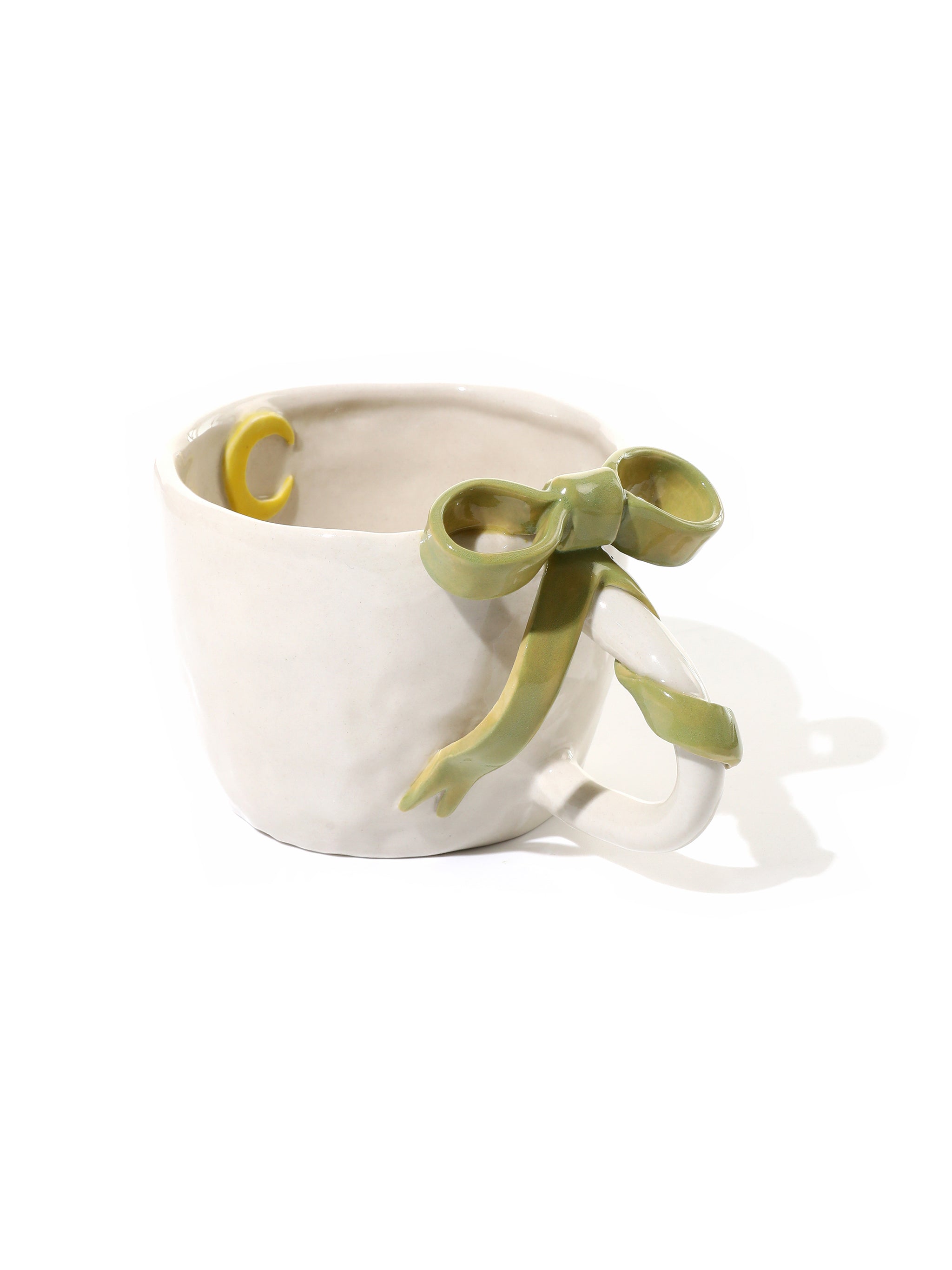 BowKnot Tableware Set, Olive Green Set of 4