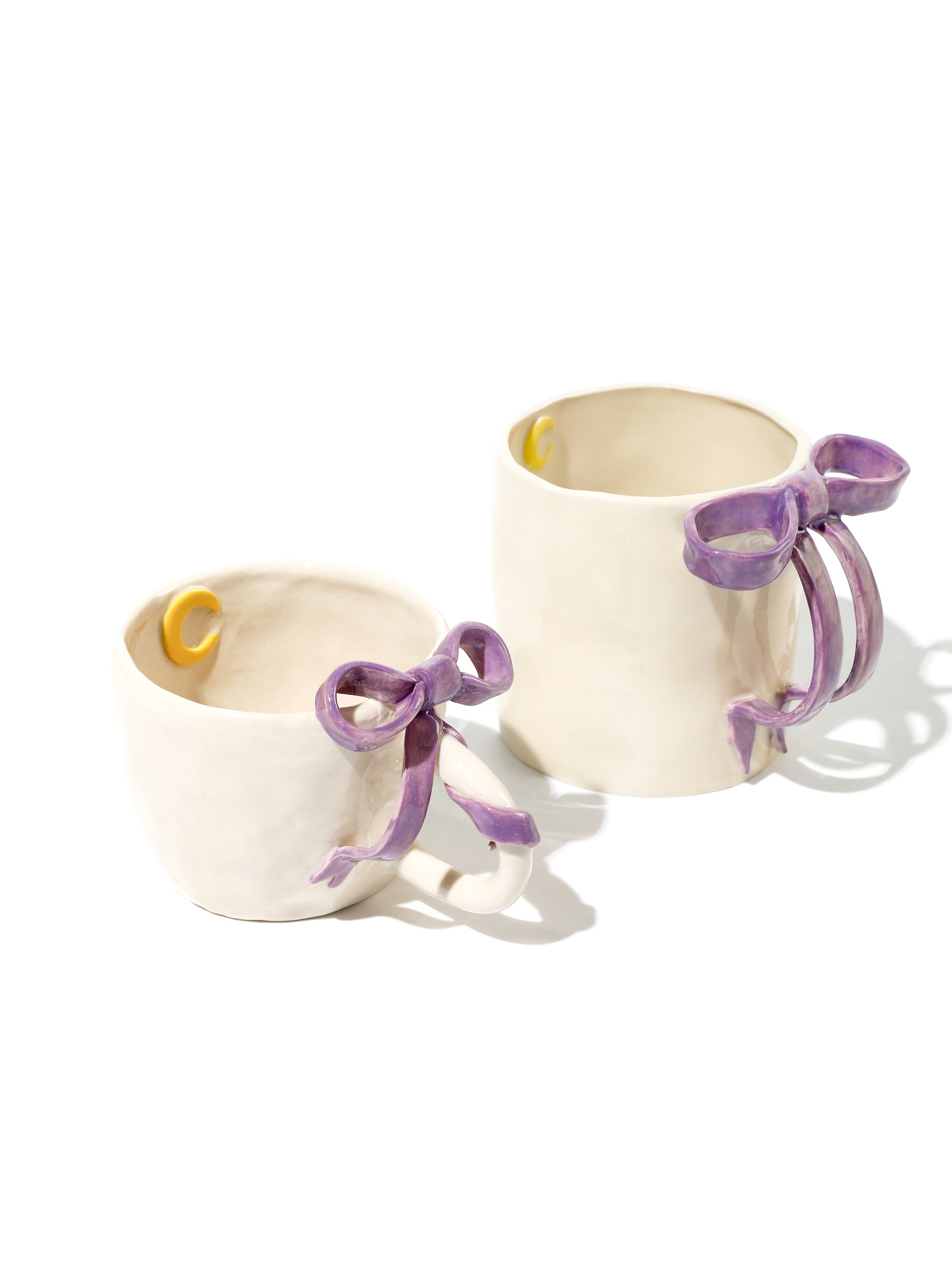 BowKnot Coffee Cup, Lavender Purple