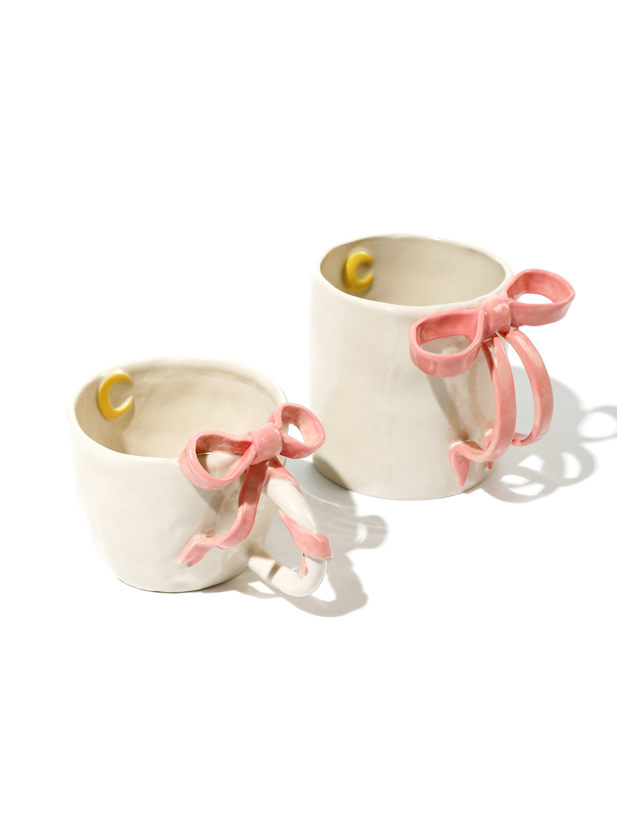 BowKnot Coffee Mug, Blush Pink