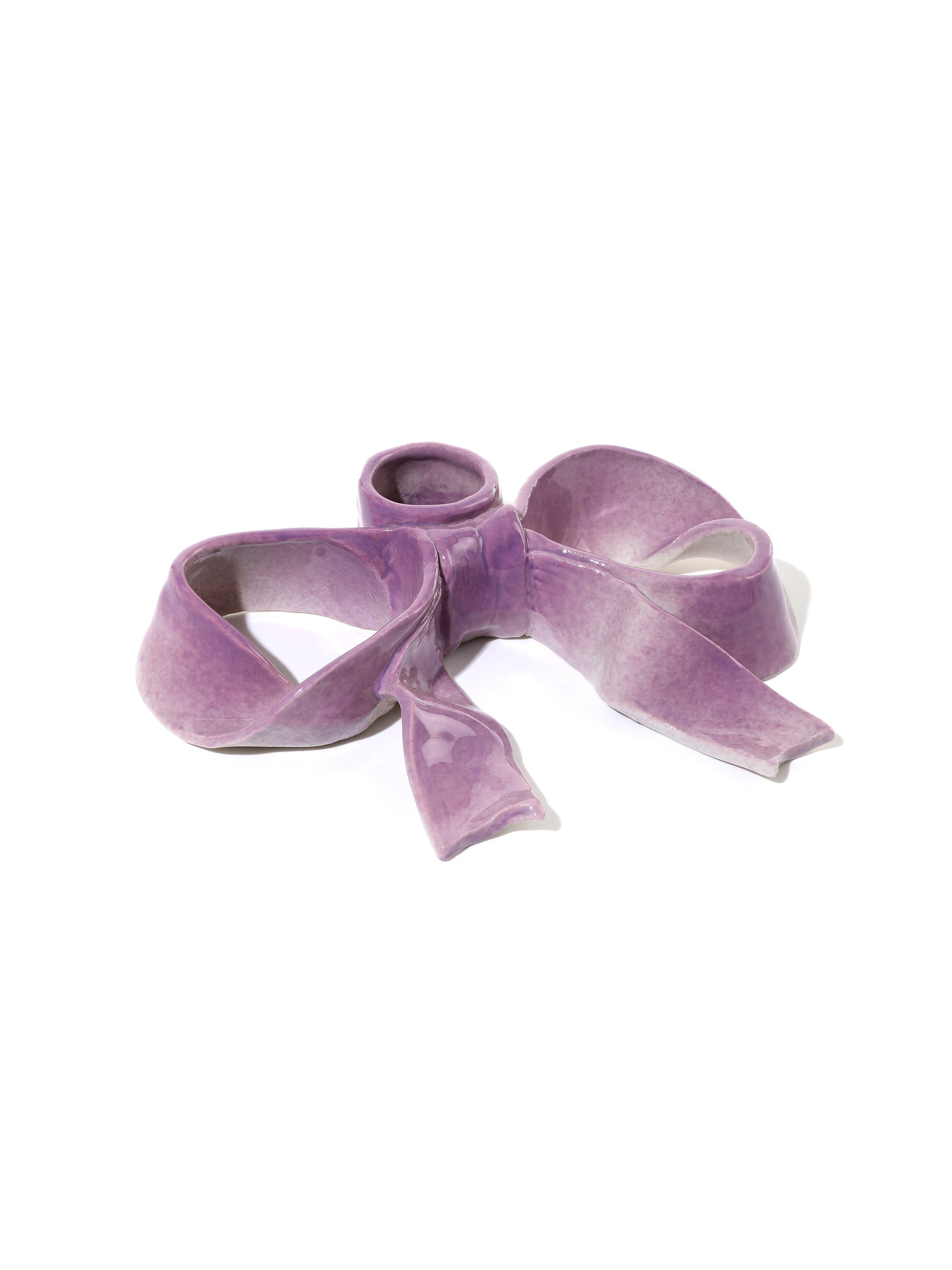 BowKnot Tableware Set, Lavender Purple Set of 4