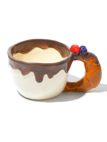 Croissant Coffee Cup, Chocolate
