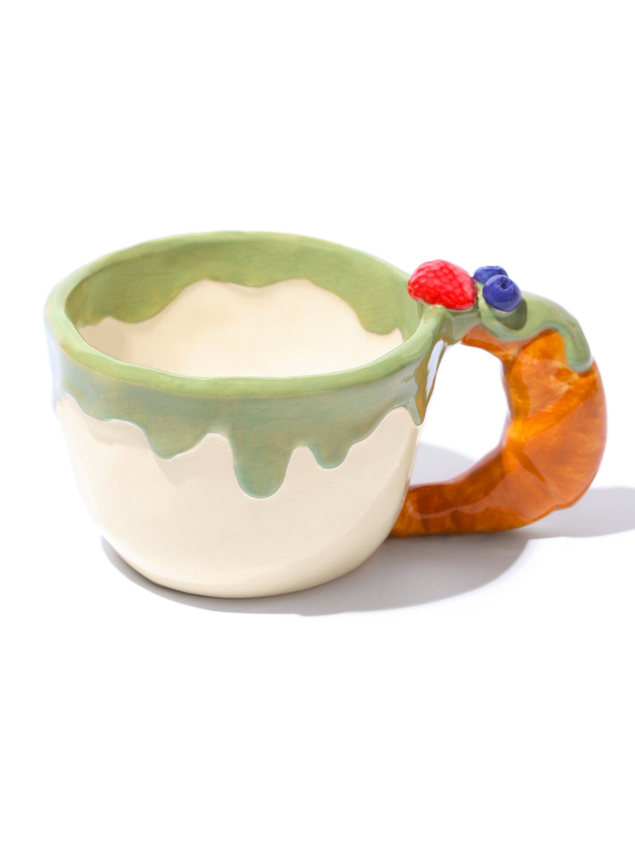 Croissant Coffee Cup, Matcha