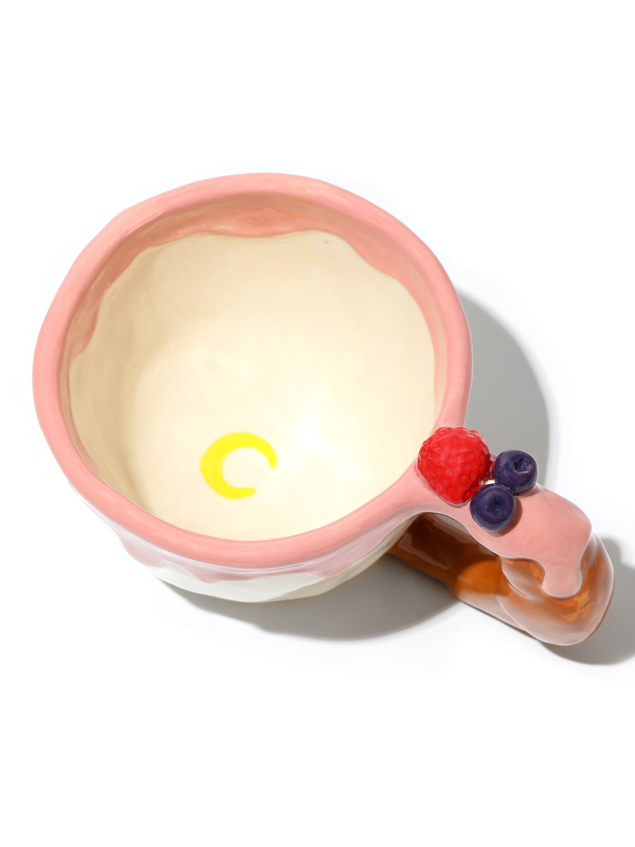 Croissant Coffee Cup, Strawberry