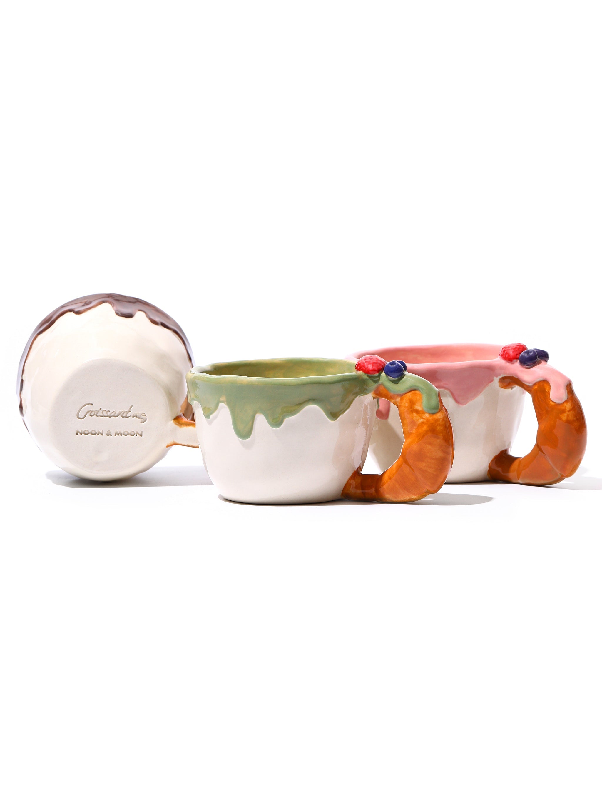 Croissant Coffee Cup, Strawberry