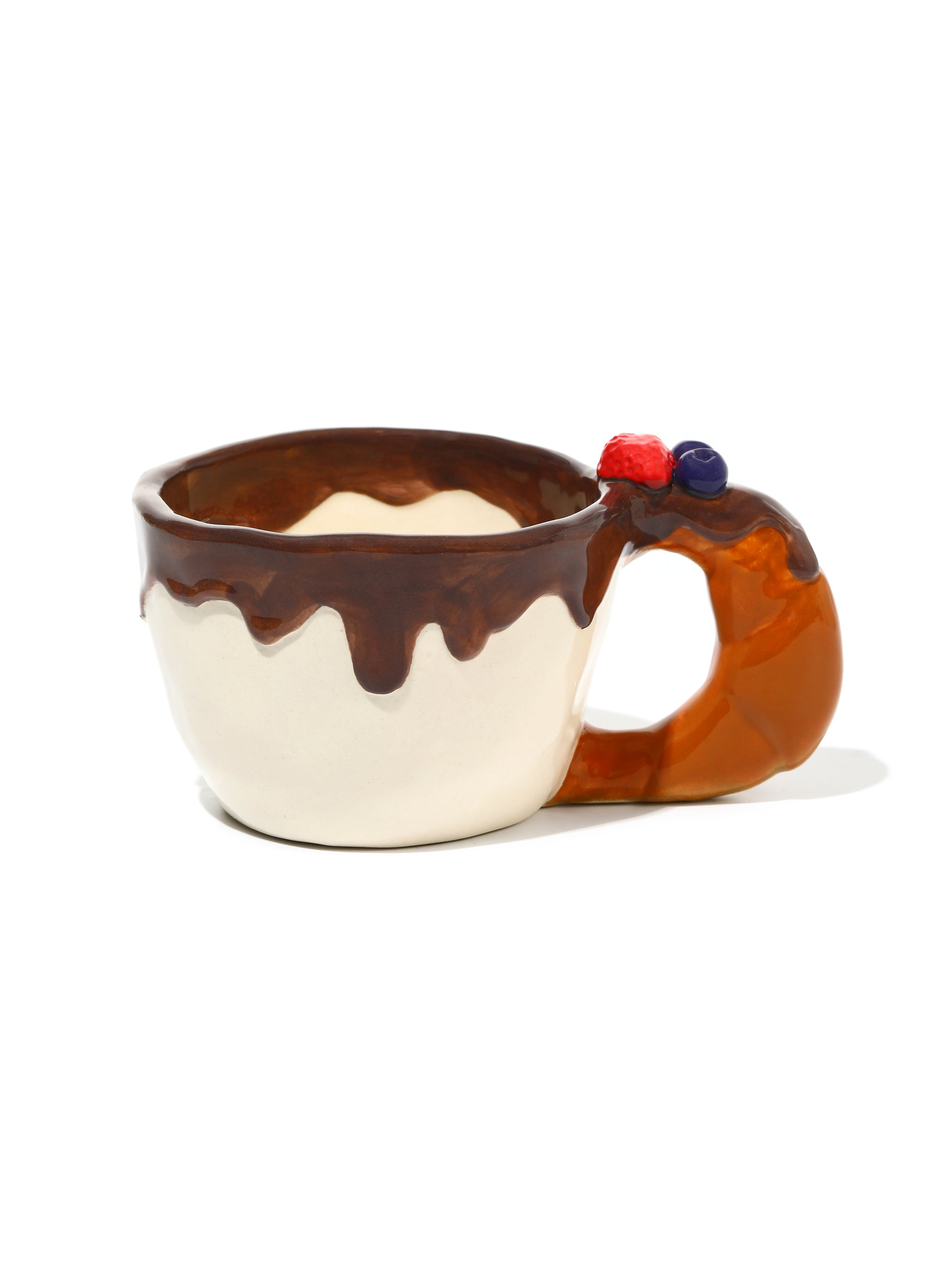 Croissant Coffee Cup, Chocolate