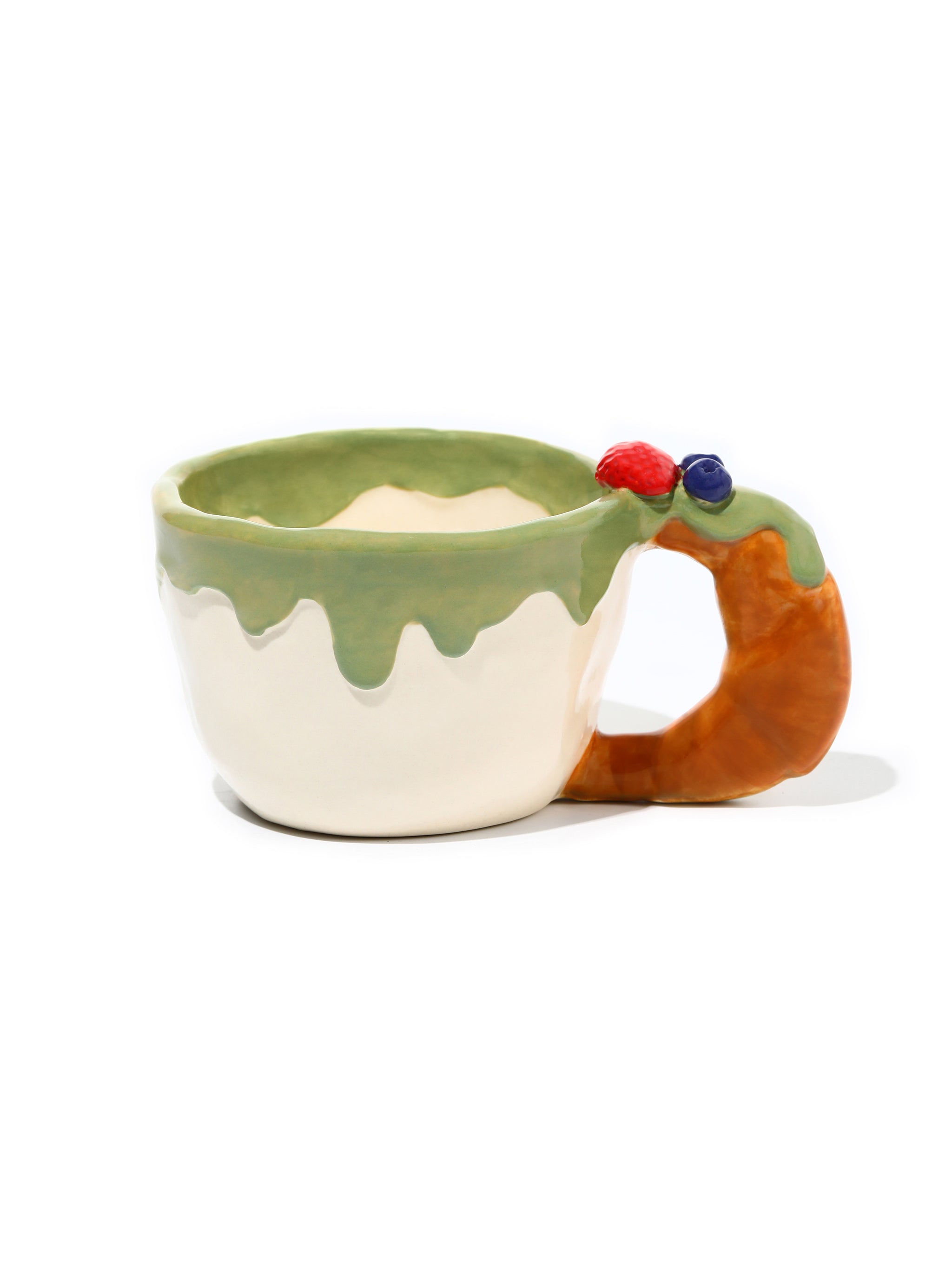 Croissant Coffee Cup, Matcha