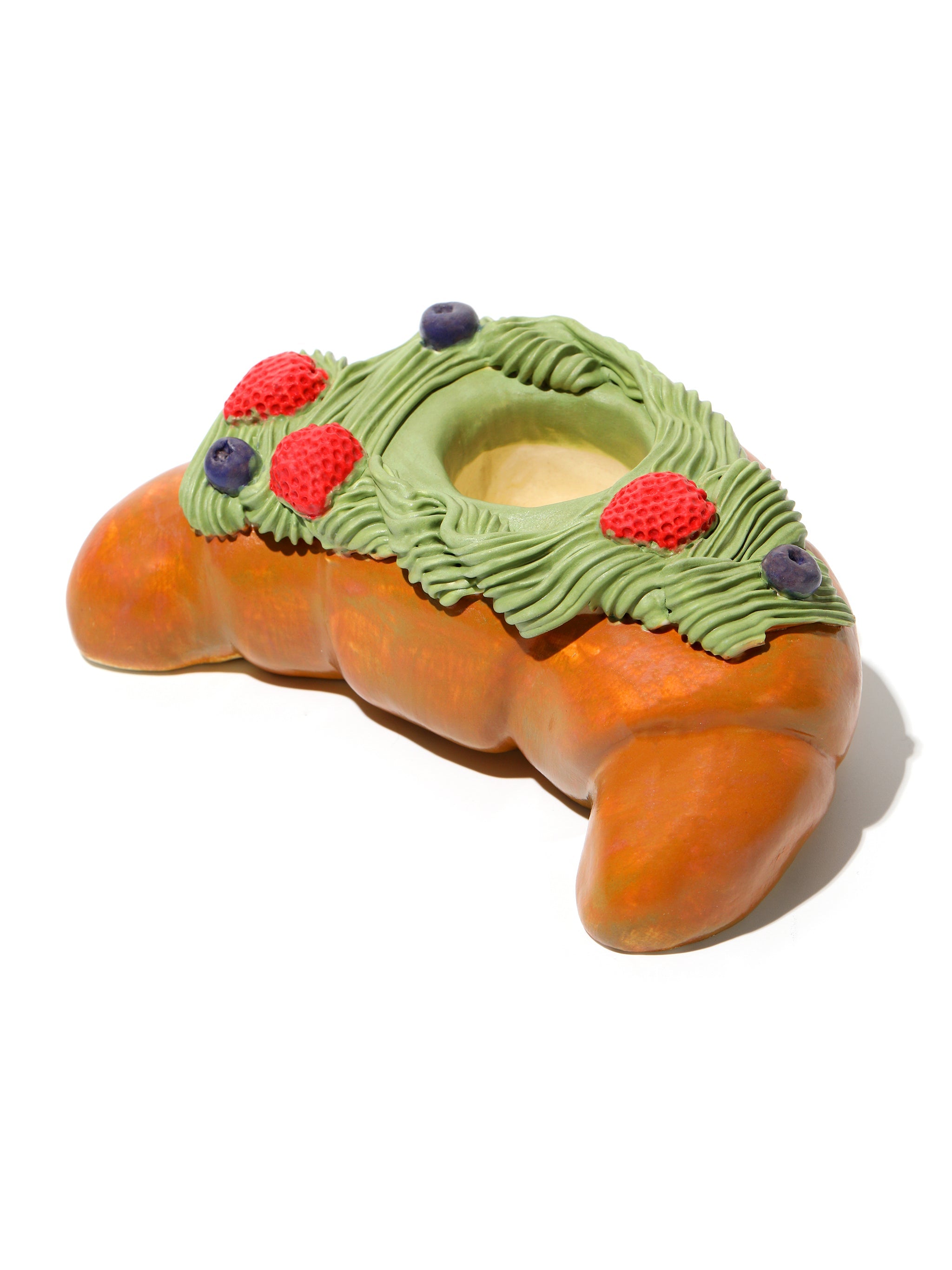 Croissant Delight Ceramic Set of 3, Matcha