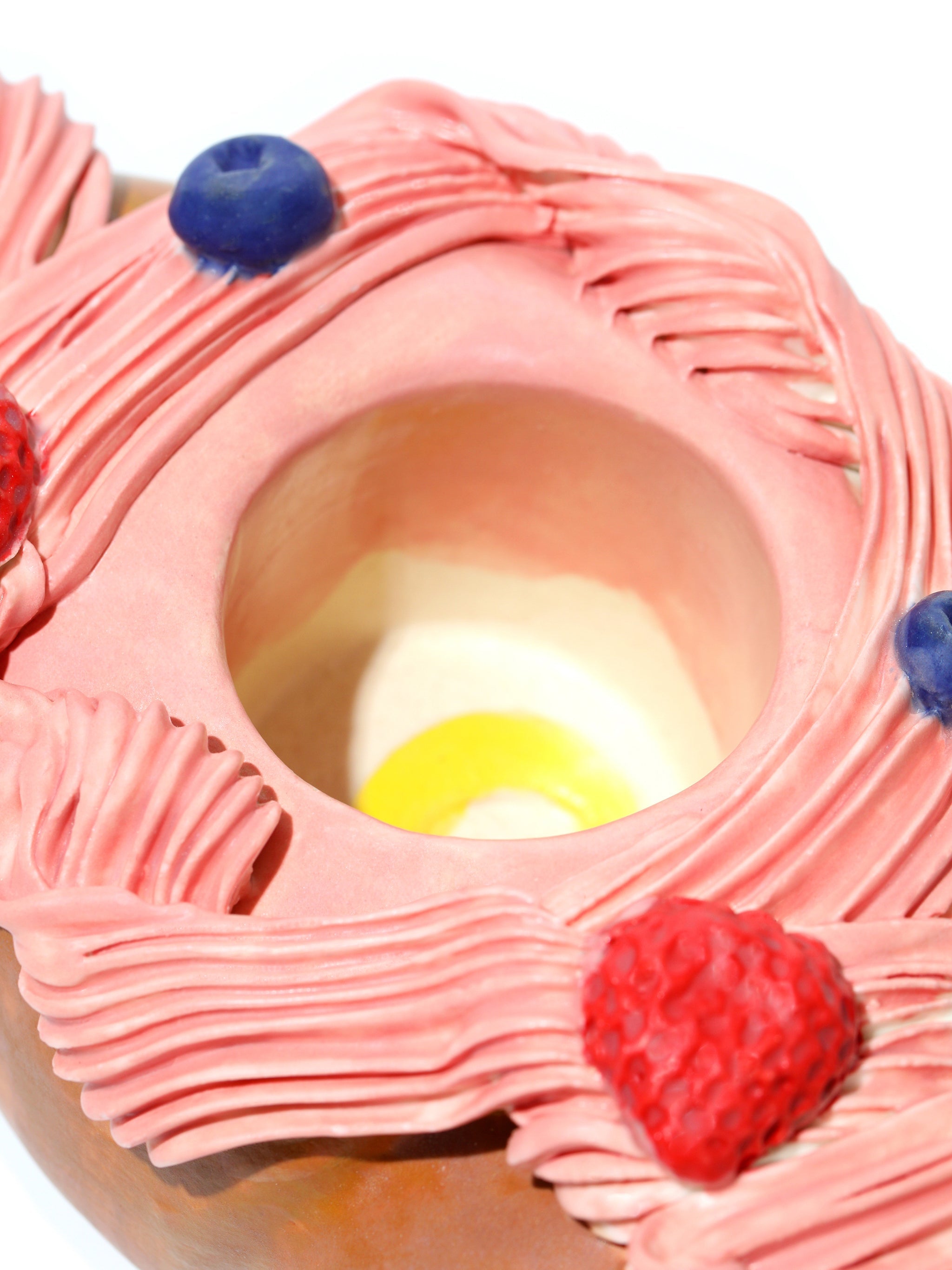 Croissant Candle Holder, Strawberry