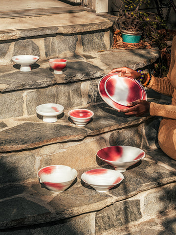 Garnet Blush Dinnerware Set of 15