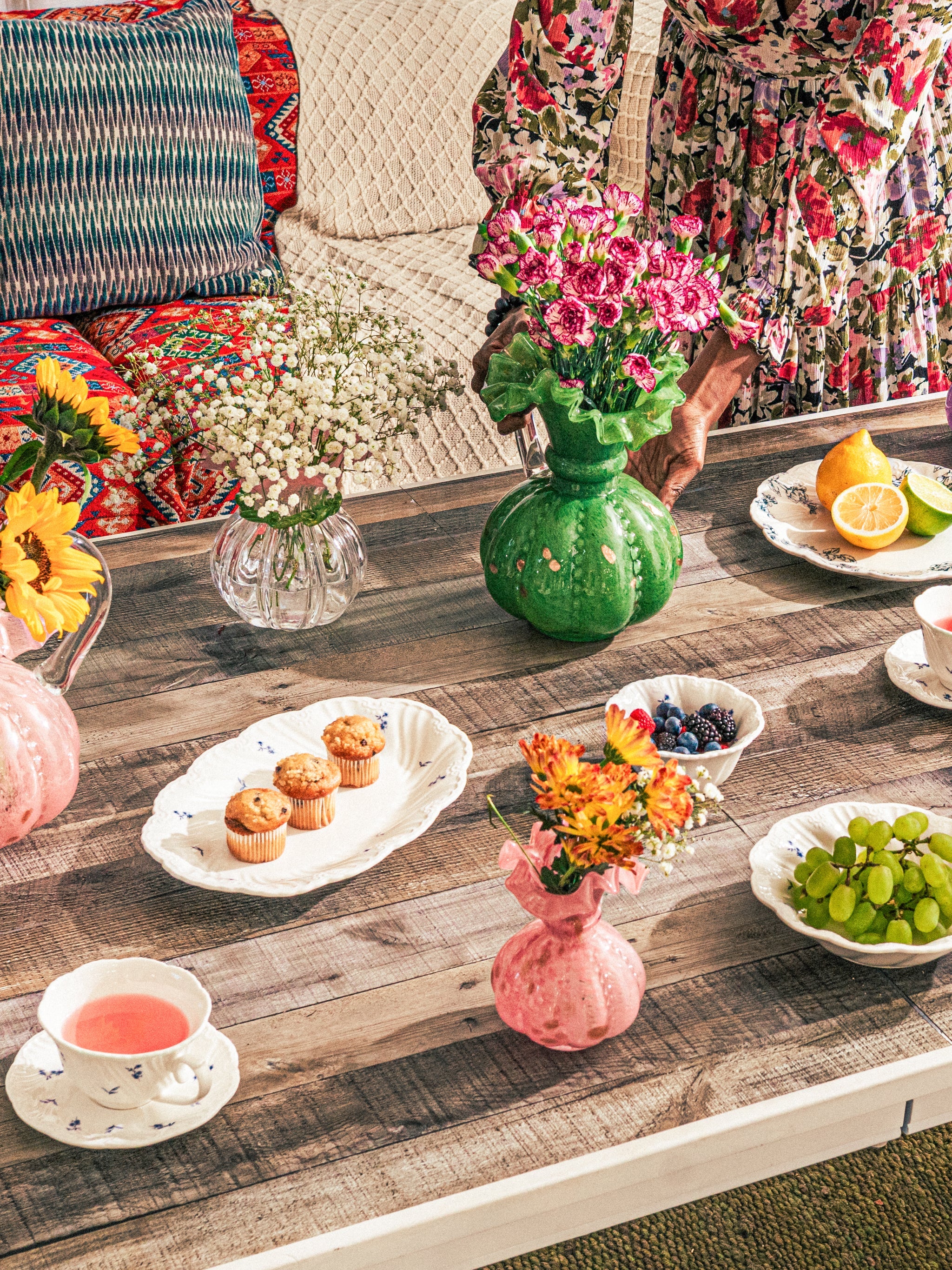 Fiora Bloom Dinnerware Collection, Set of 12