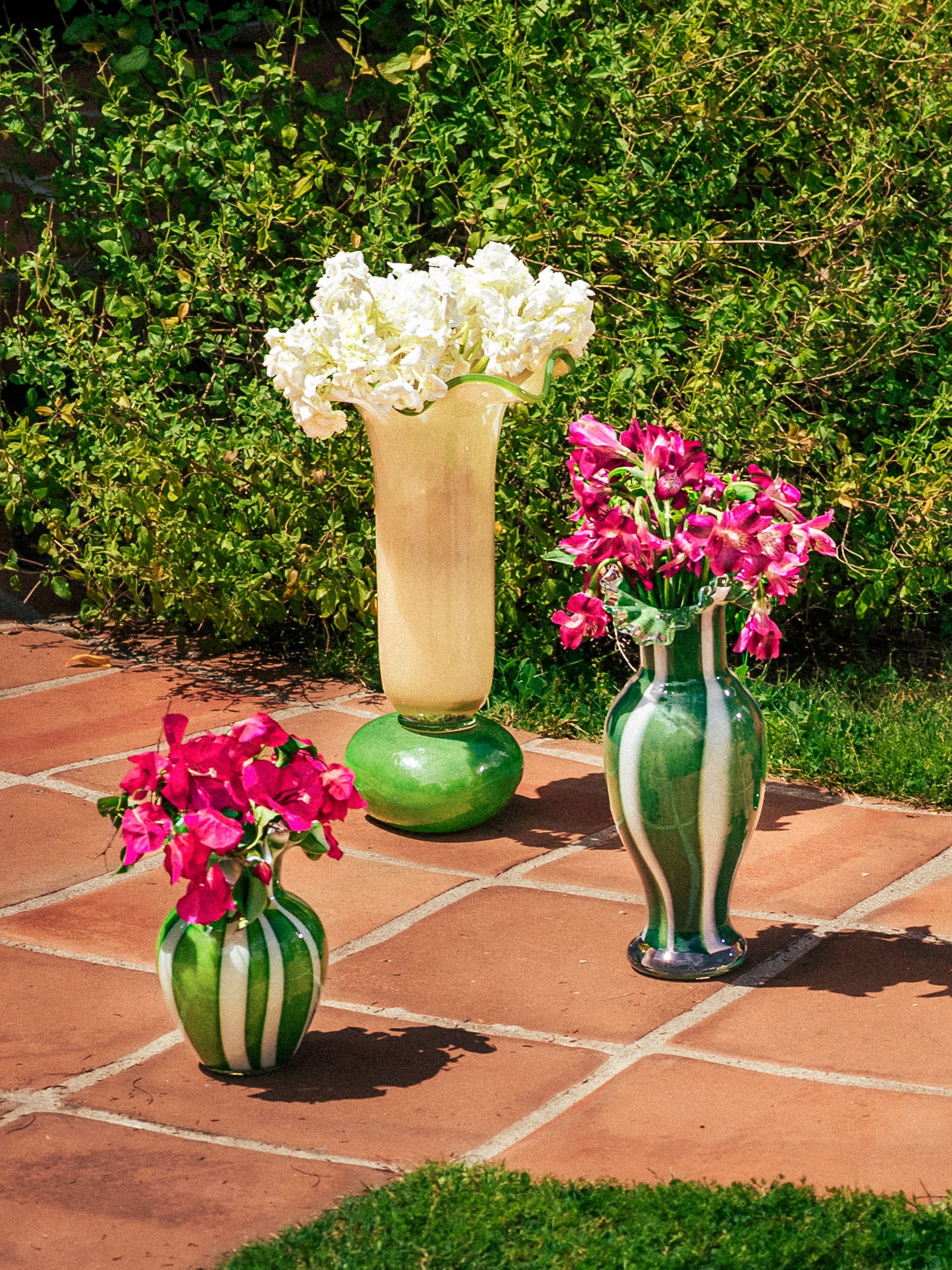 Verdant Crest Duo Vases, Set of 2