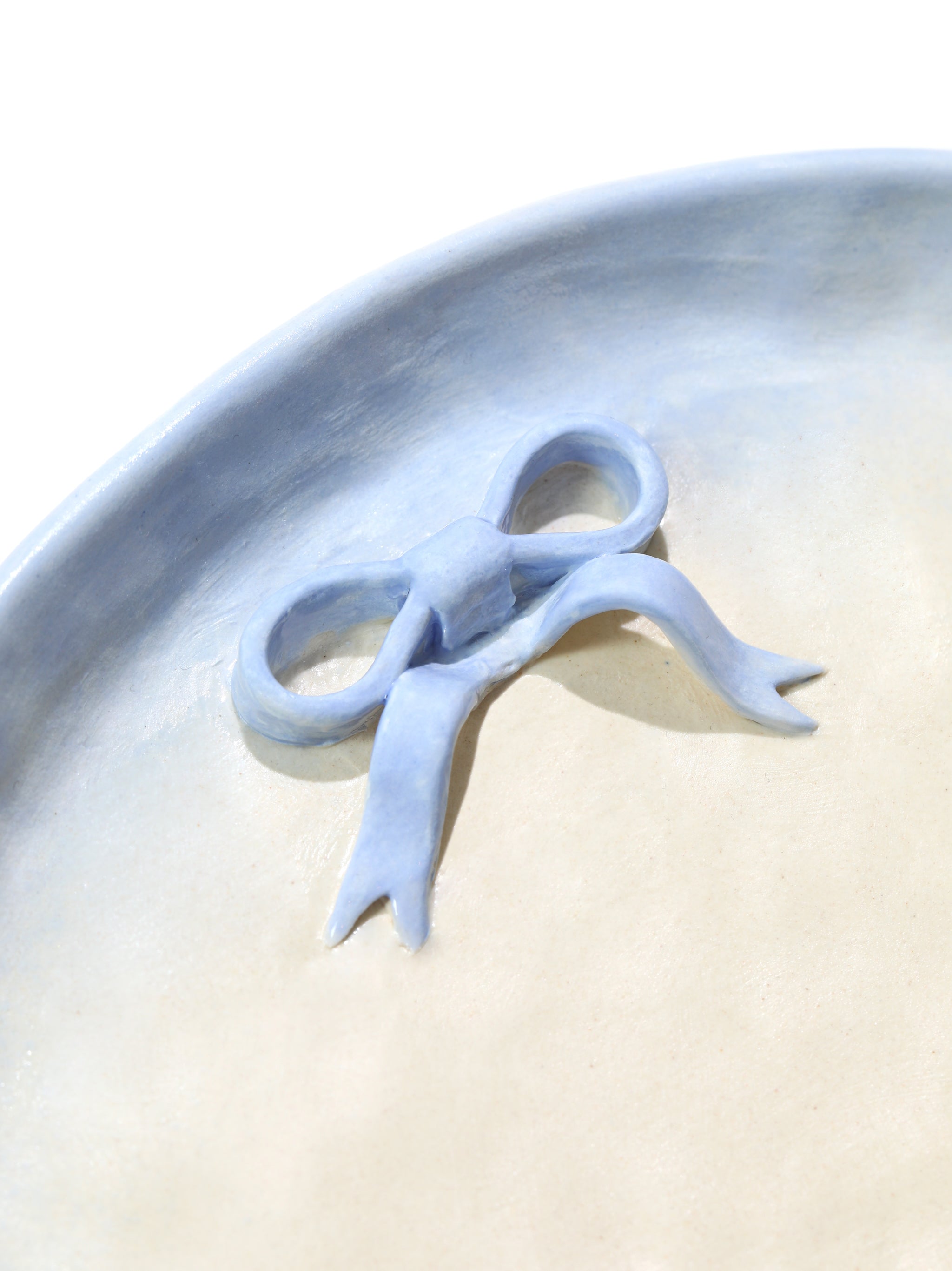 Bowknot Dinner Plate Special Edition, Baby Blue