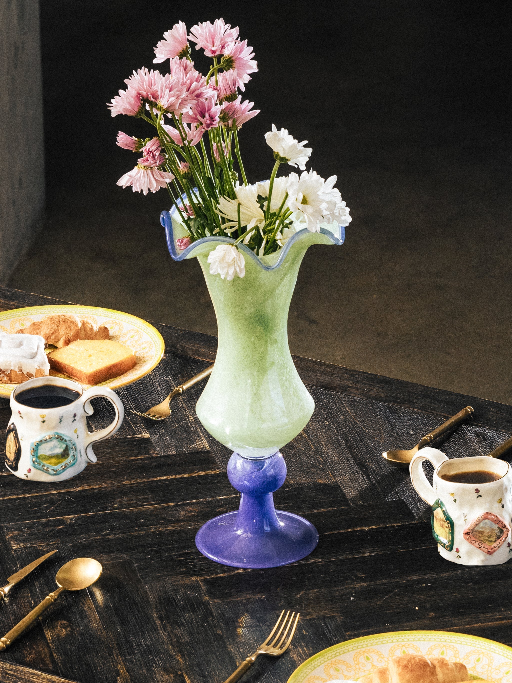 Twilight Ripple Vase