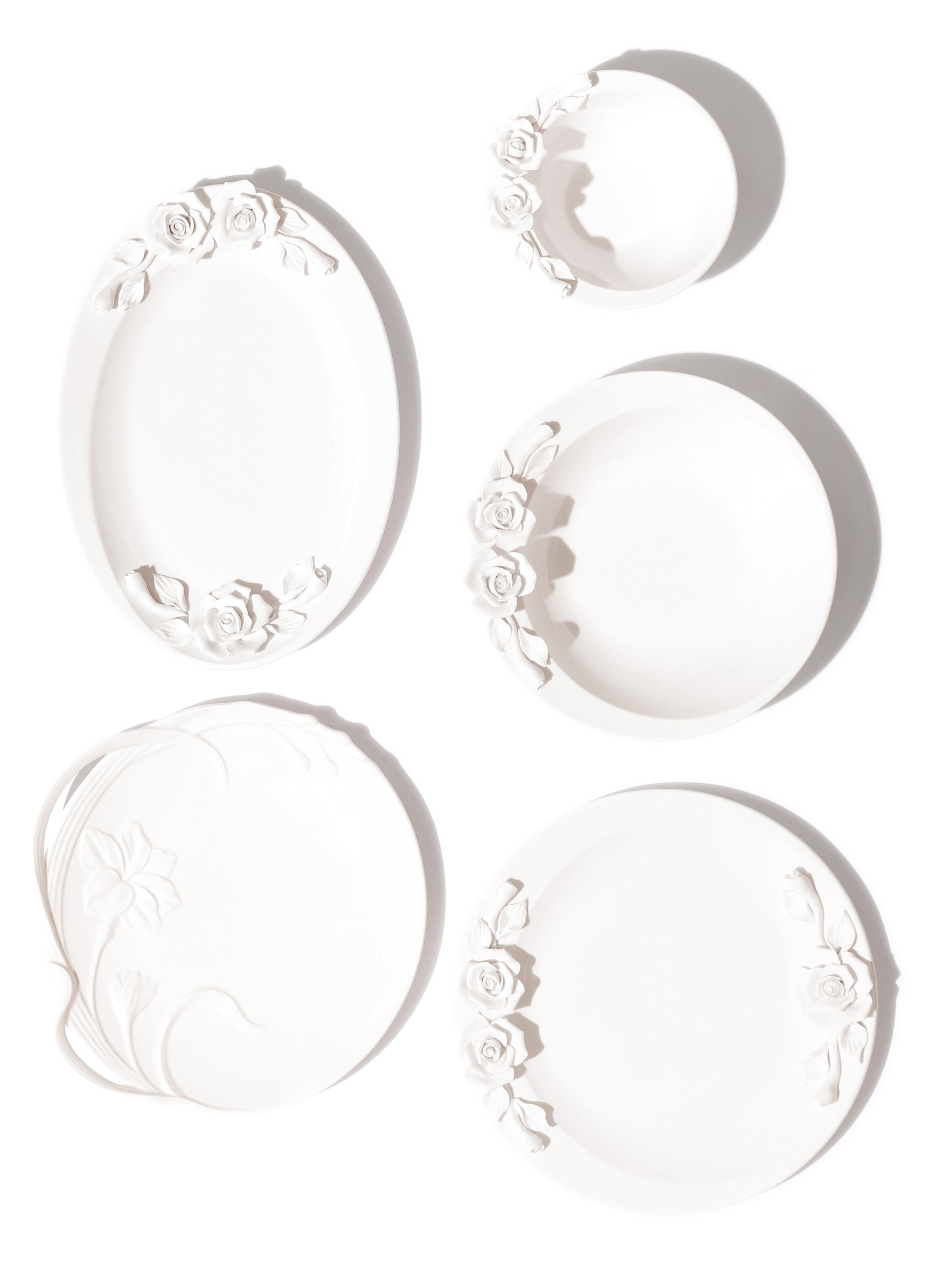 Isabella Artisan Rose Dinnerware Set of 9