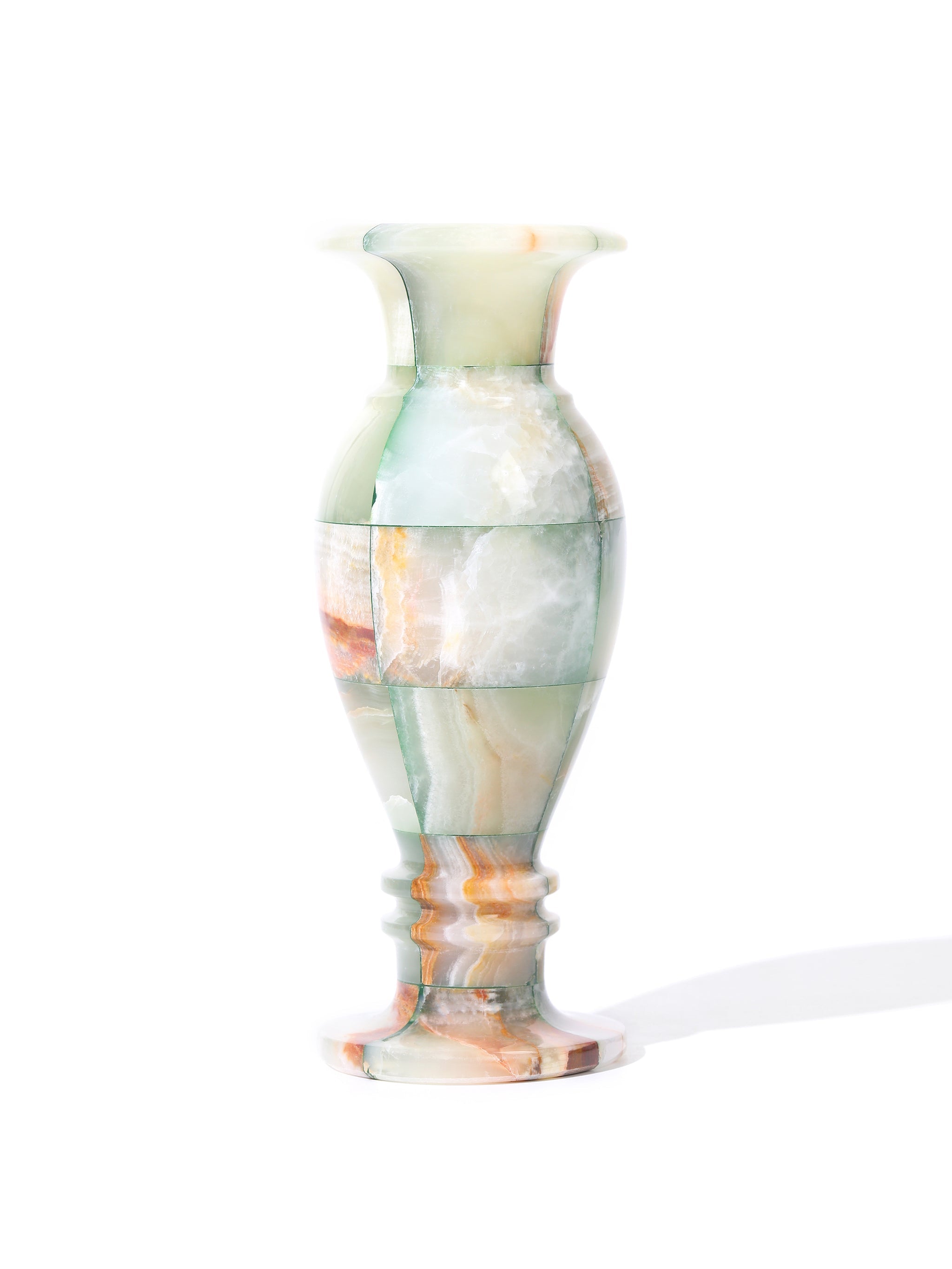 Forest Charm Jade Mosaic Vase, Set of 3
