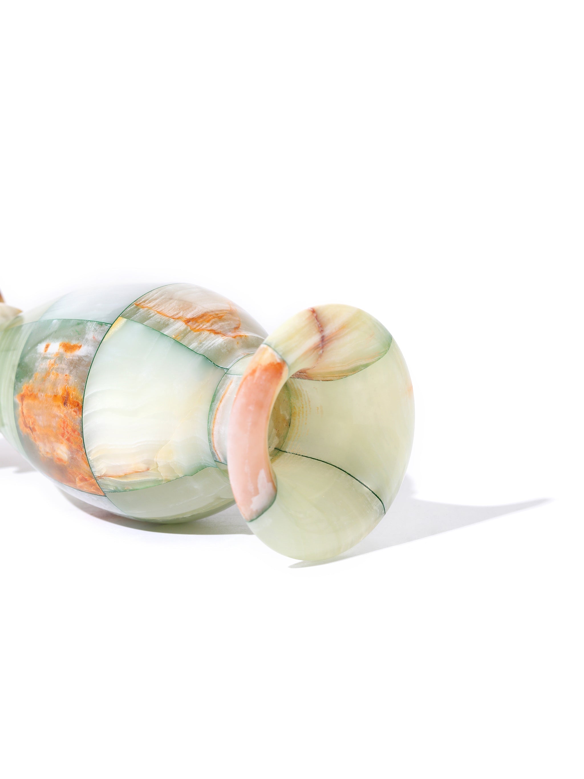 Forest Charm Jade Mosaic Vase, Set of 3
