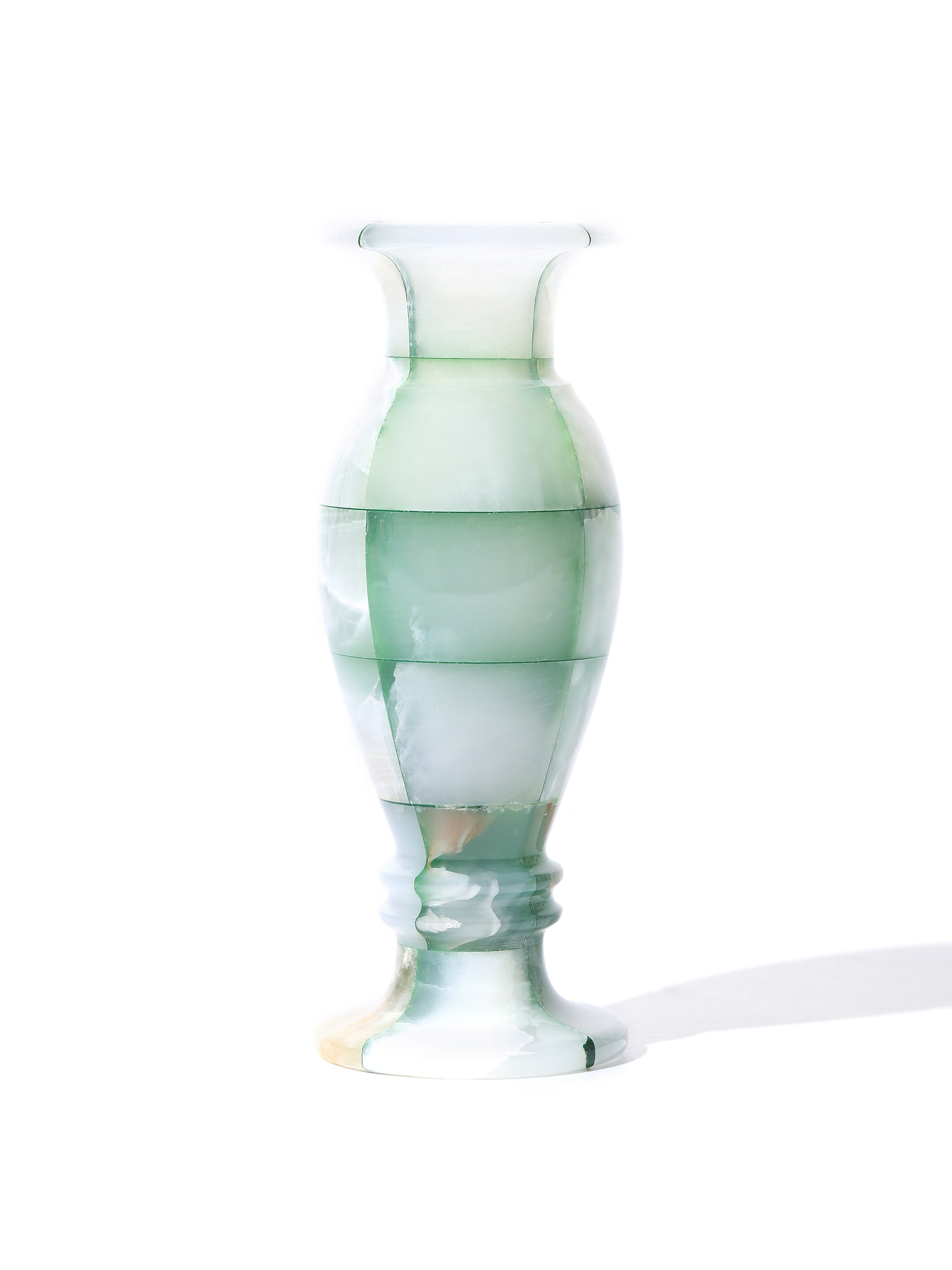 Forest Charm Jade Mosaic Vase, Set of 3