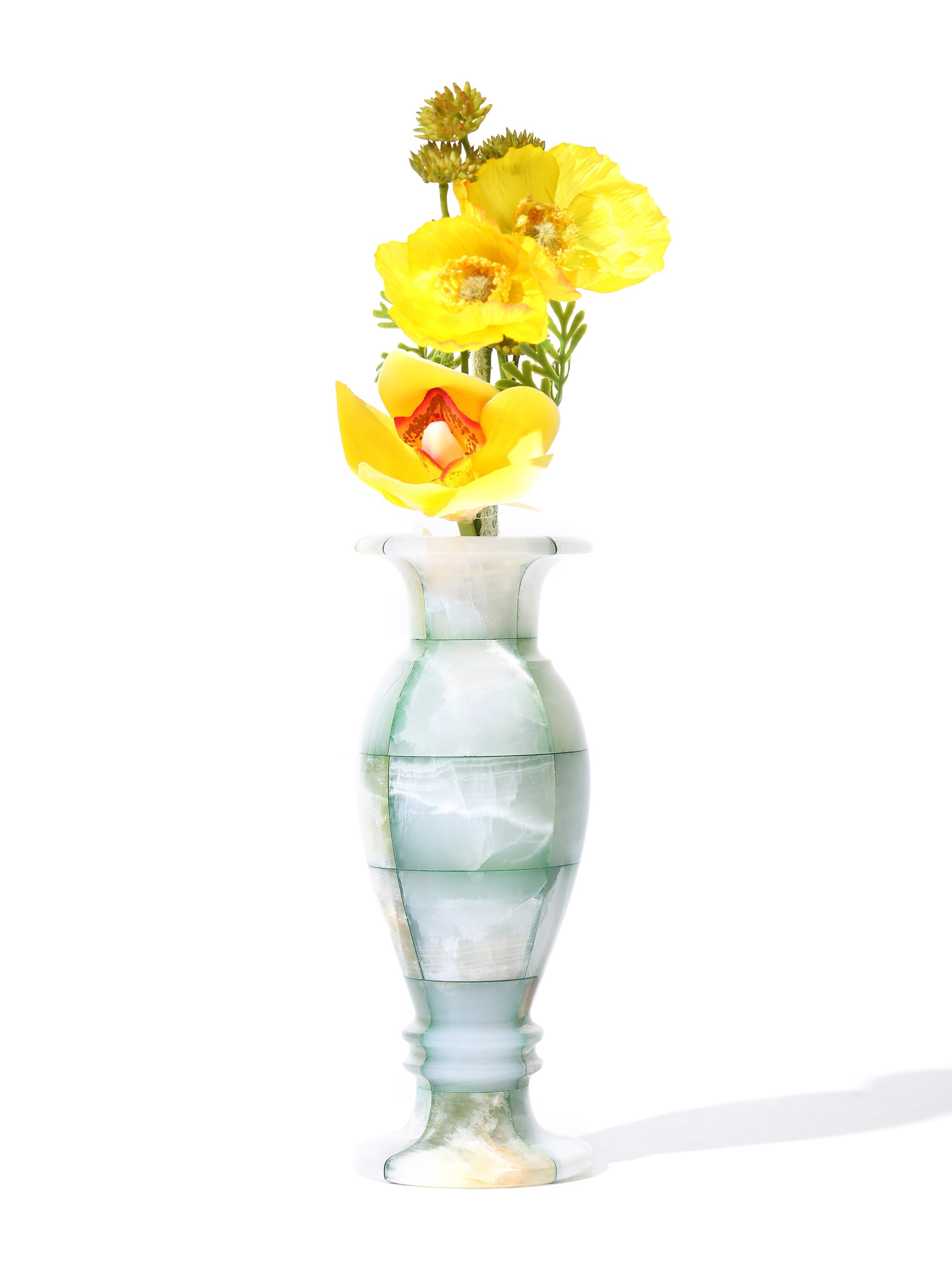 Jade Mosaic Vases (Small), Set of 3