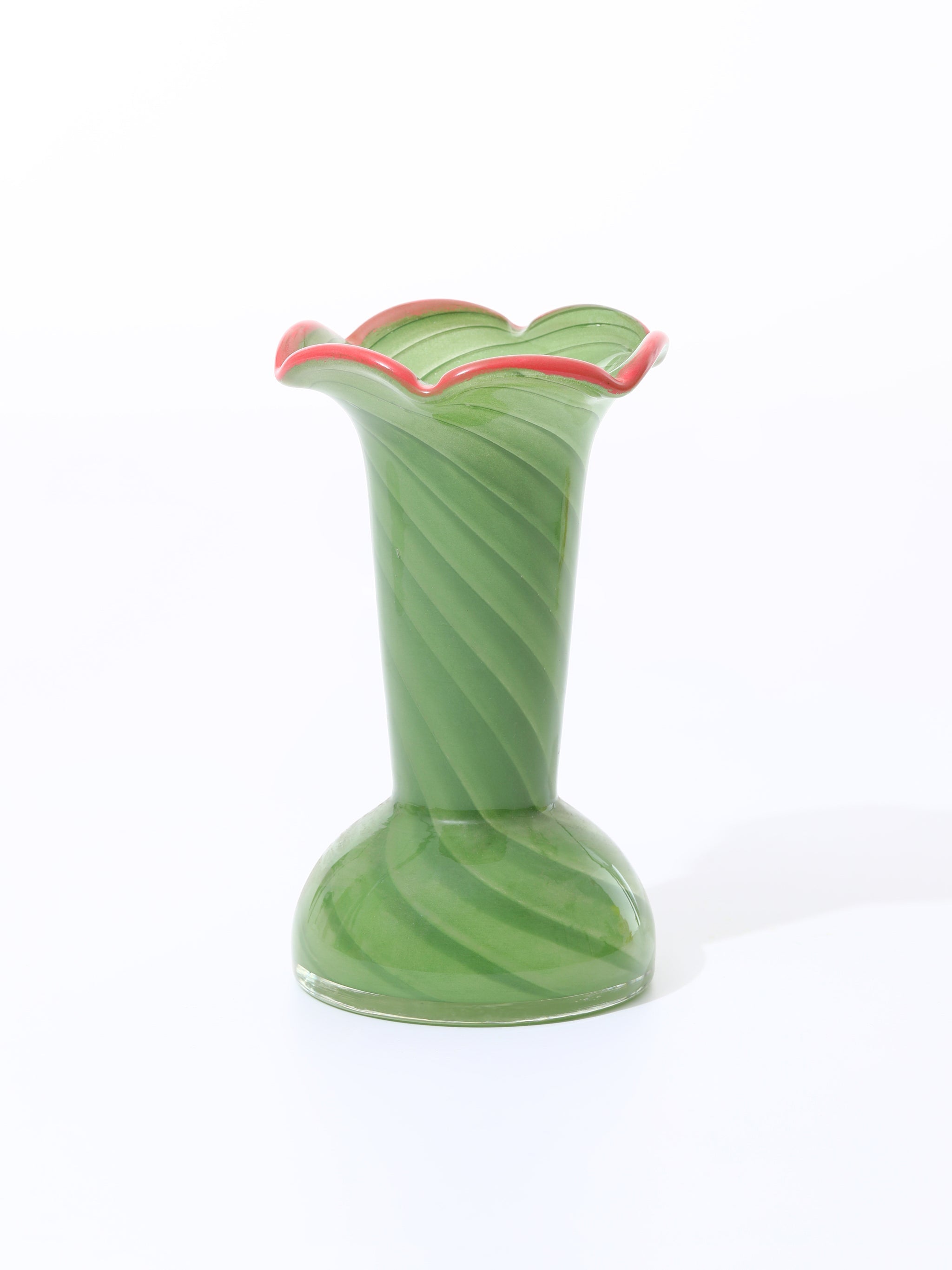 Rose & Meadow Curl Vases, Set of 2
