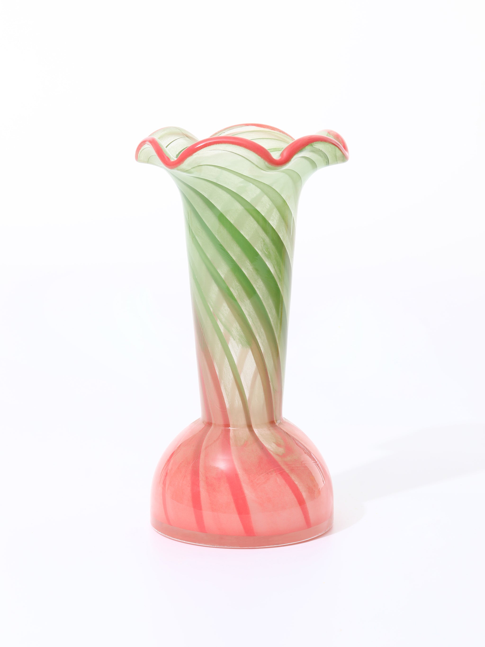 Rose & Meadow Curl Vases, Set of 2