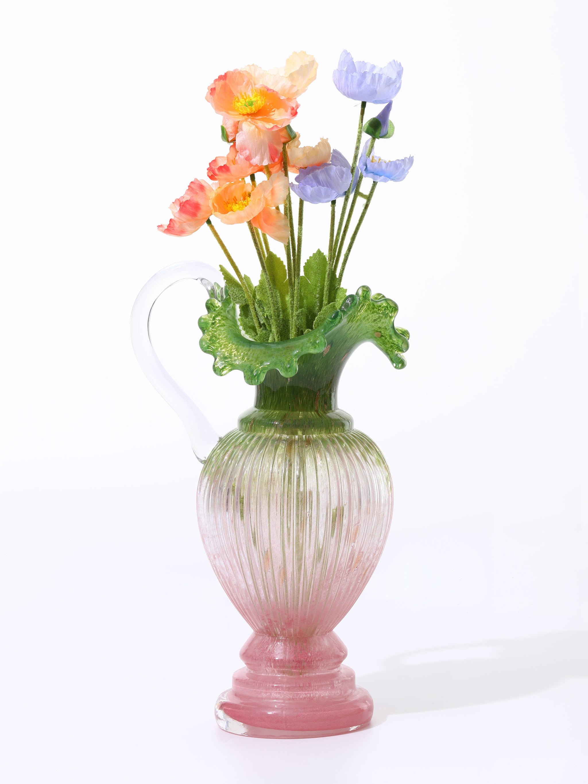 Grove & Lotus Ripple Vases, Set of 2