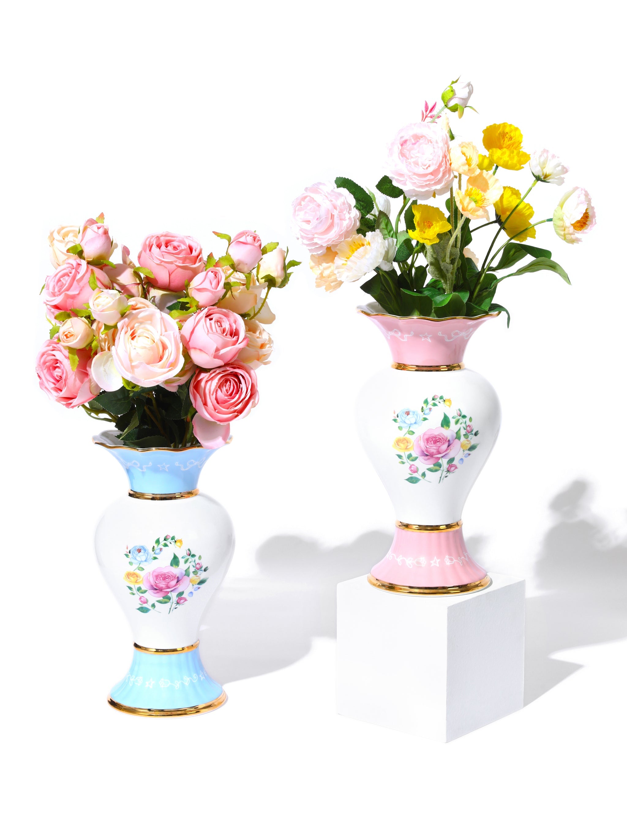 Marilyn Monroe 100 Years Hollywood Bloom™ Limited Edition Vases, Set of 2