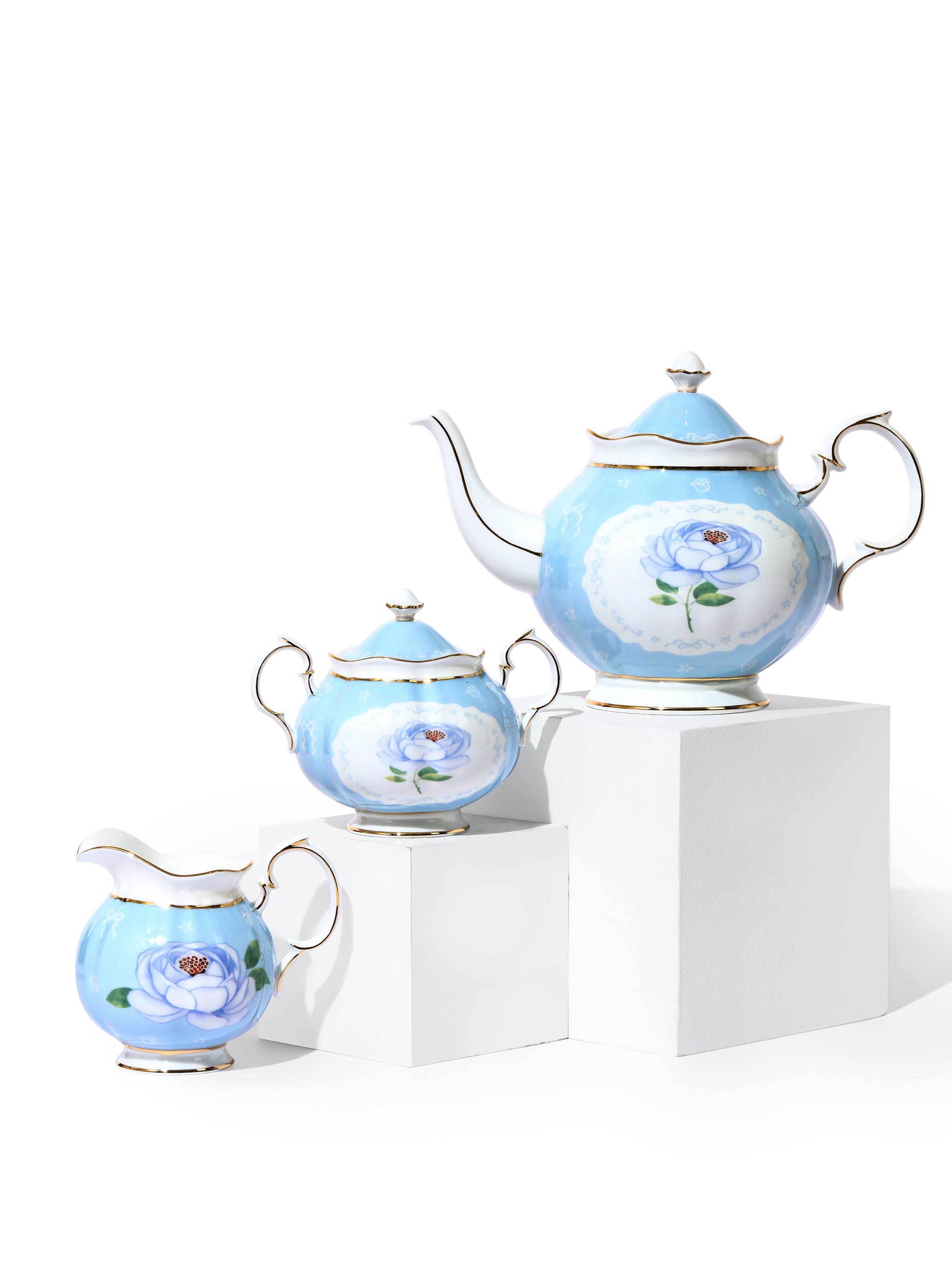 Marilyn Monroe Hollywood Bloom™ Limited Edition, Sugar Bowl, Baby Blue
