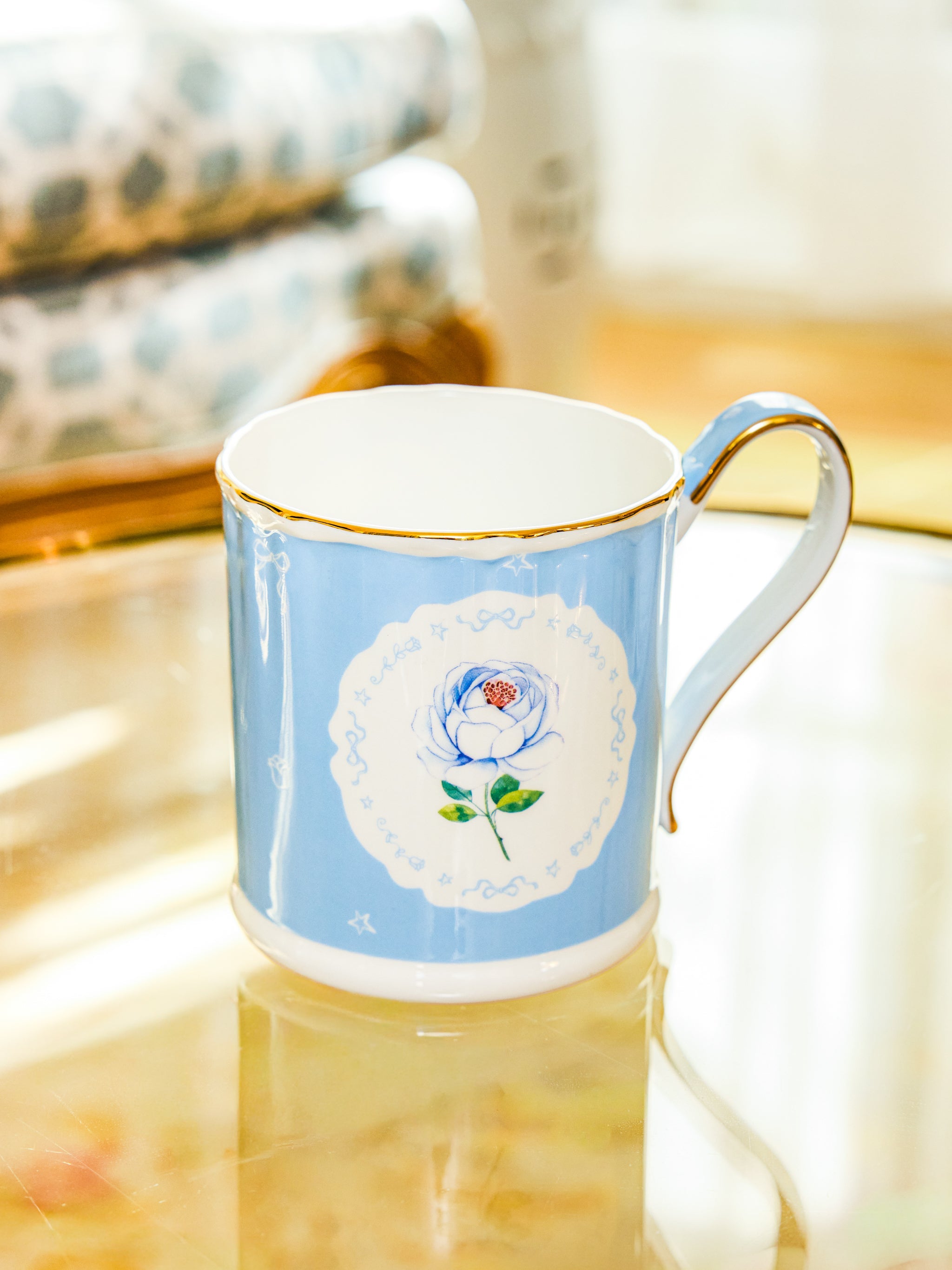 Marilyn Monroe Hollywood Bloom™ Limited Edition, Mug, Baby Blue