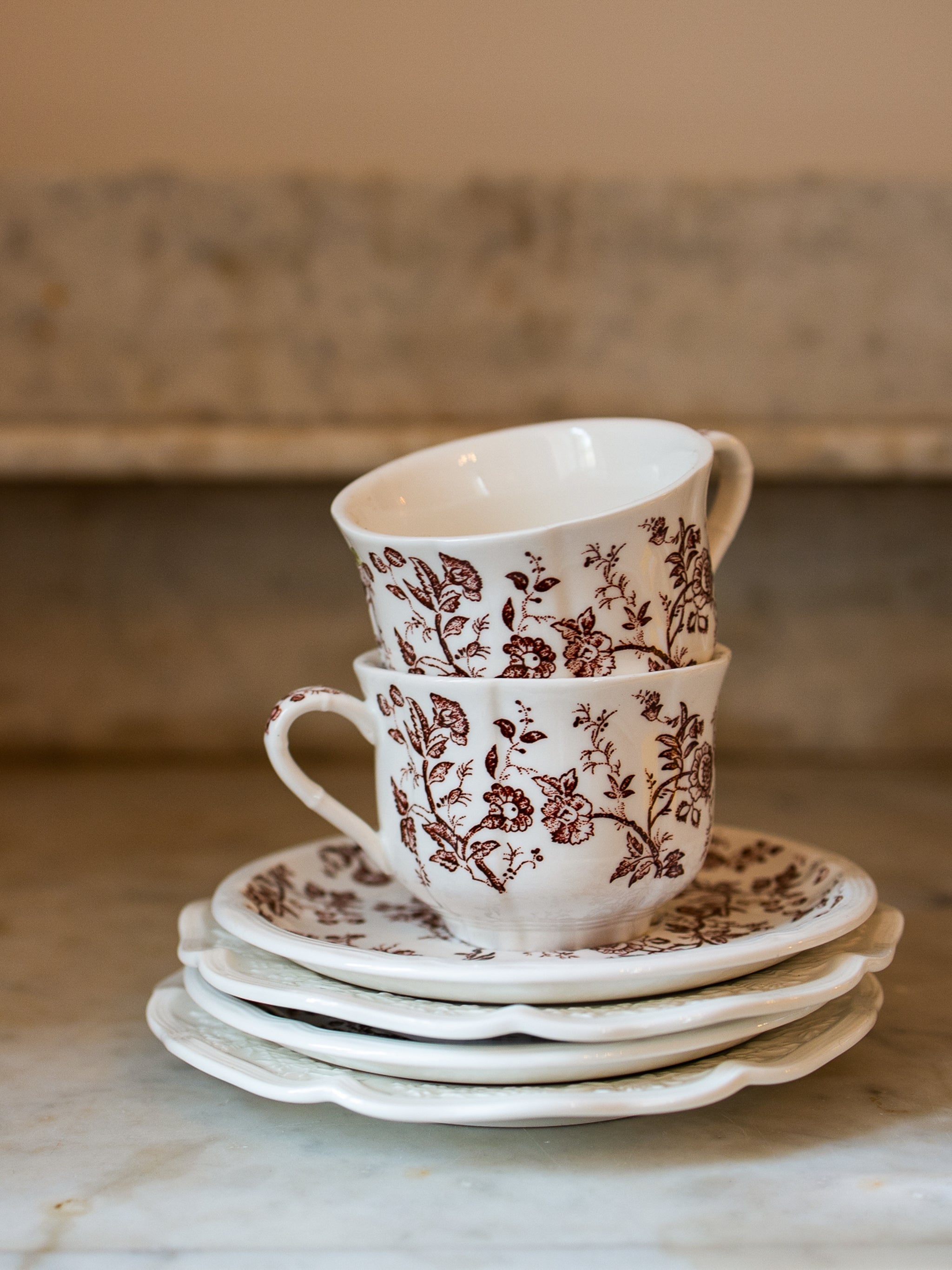 Noisette Bloom Tea Cup & Saucer