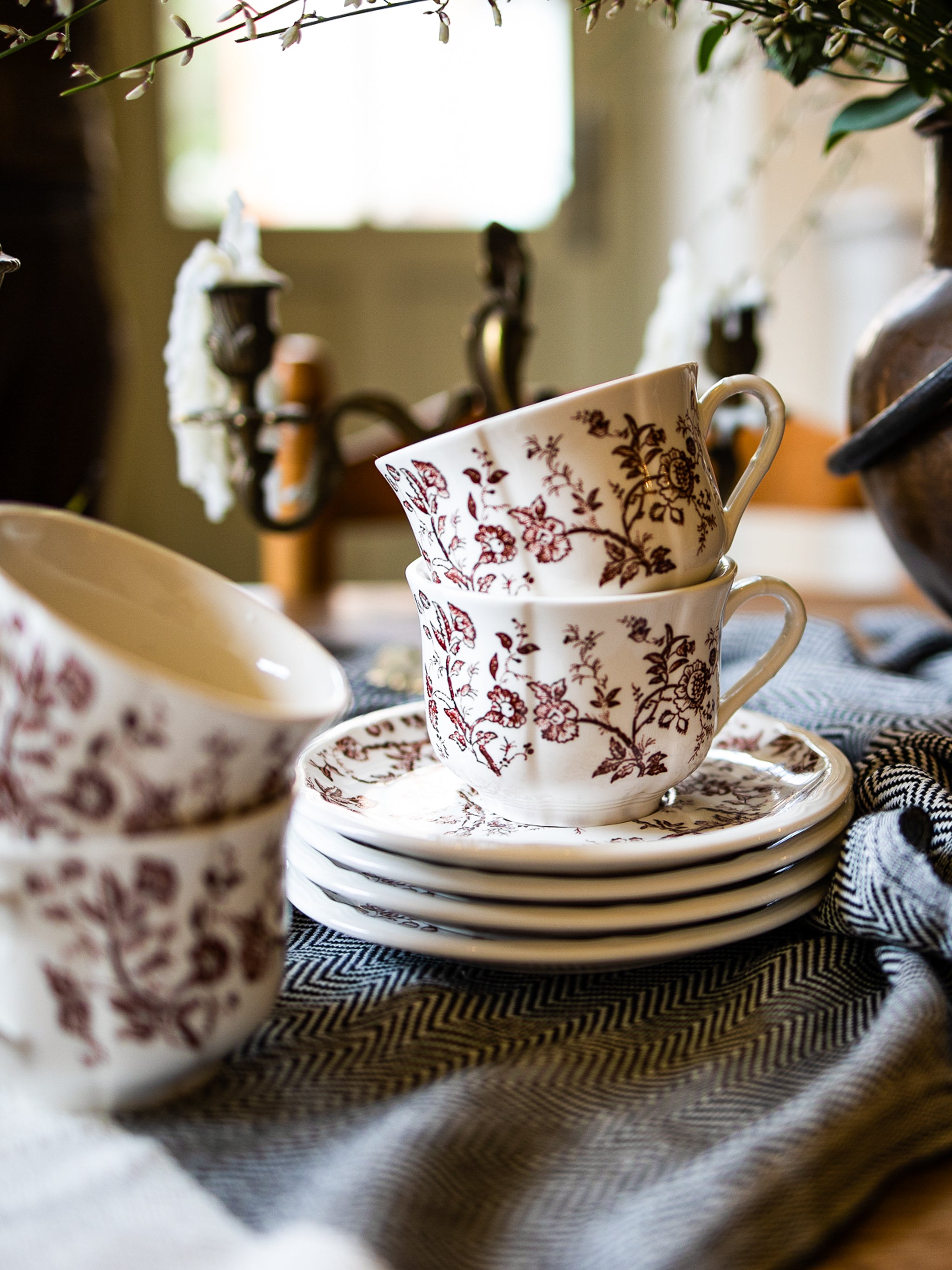 Noisette Bloom Tea Cup & Saucer