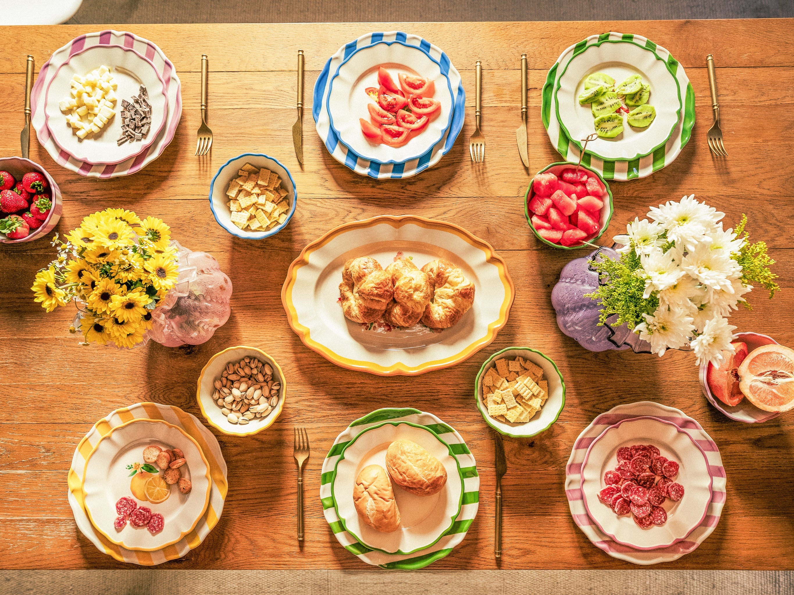 Garden Feast Dinnerware Set of 12