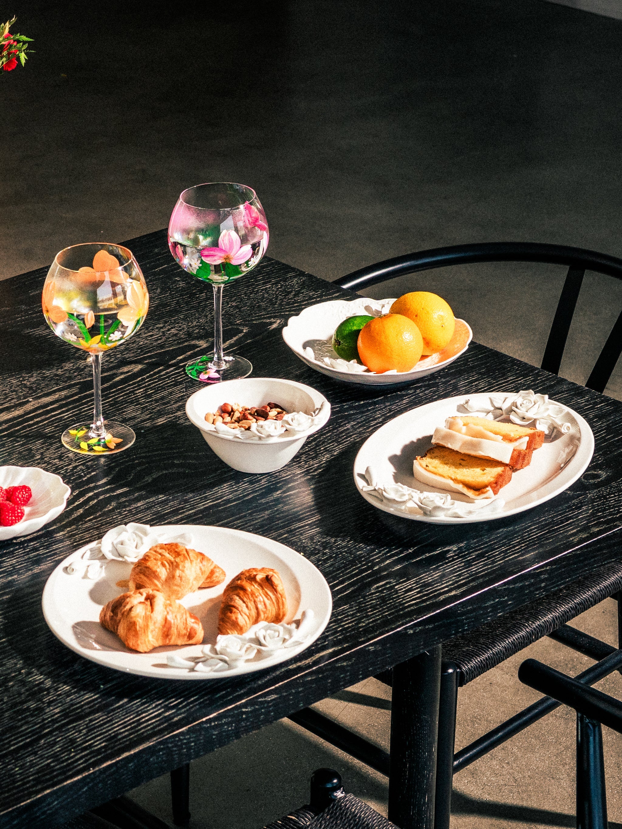 Isabella Artisan Rose Dinnerware Set of 9