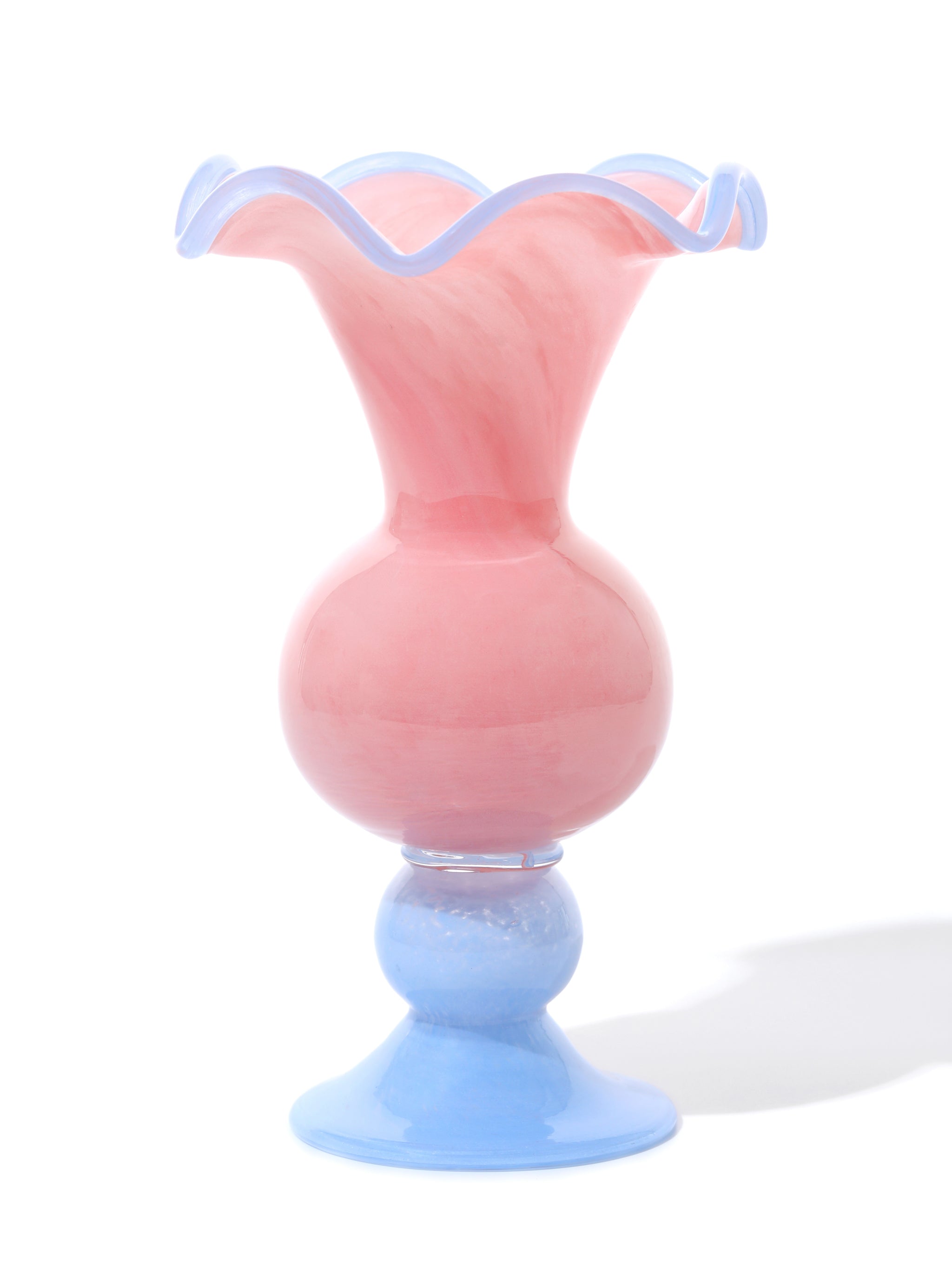 Coral Sunset Glow Vase