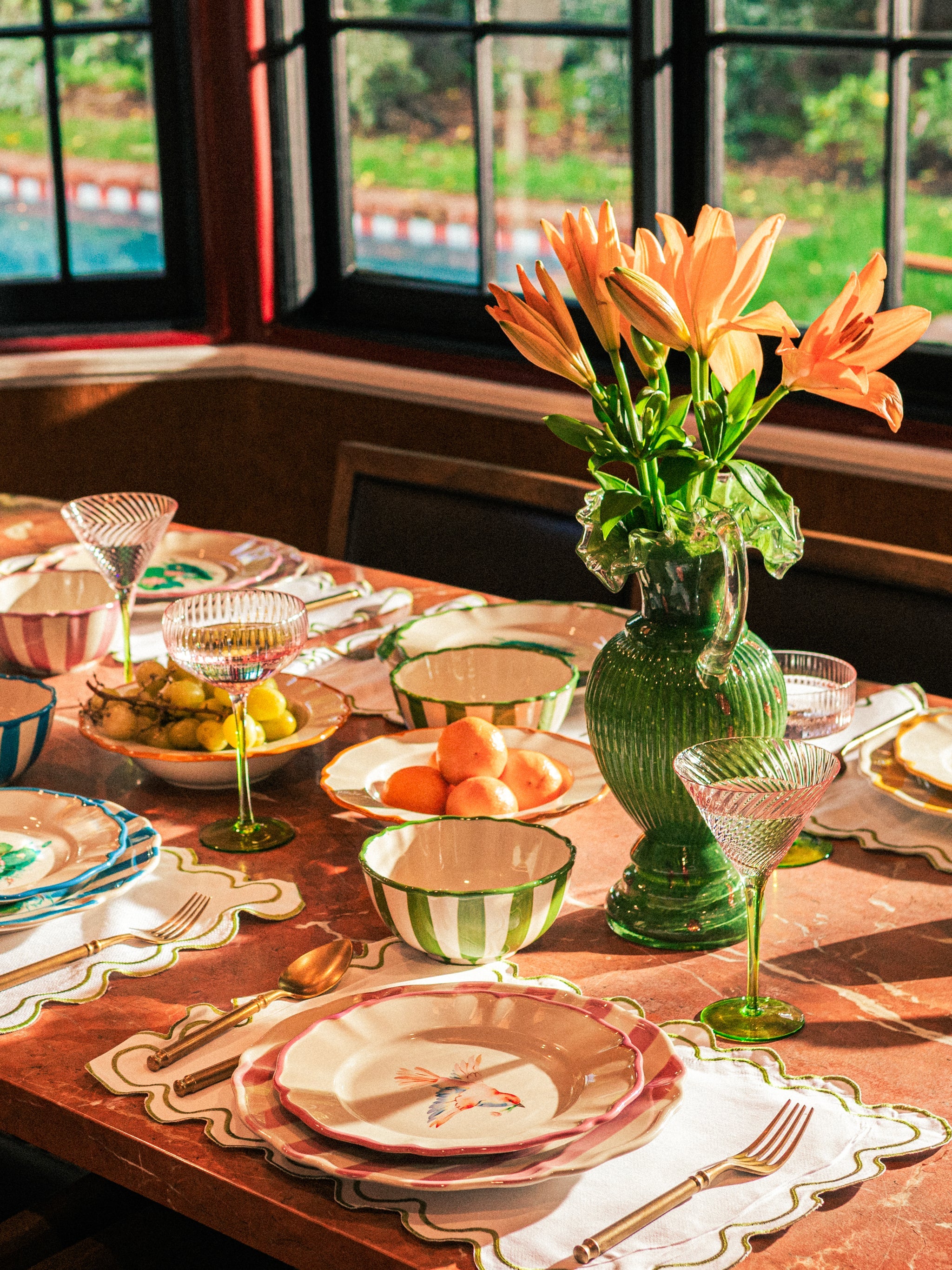 Garden Feast Dinnerware Set of 15