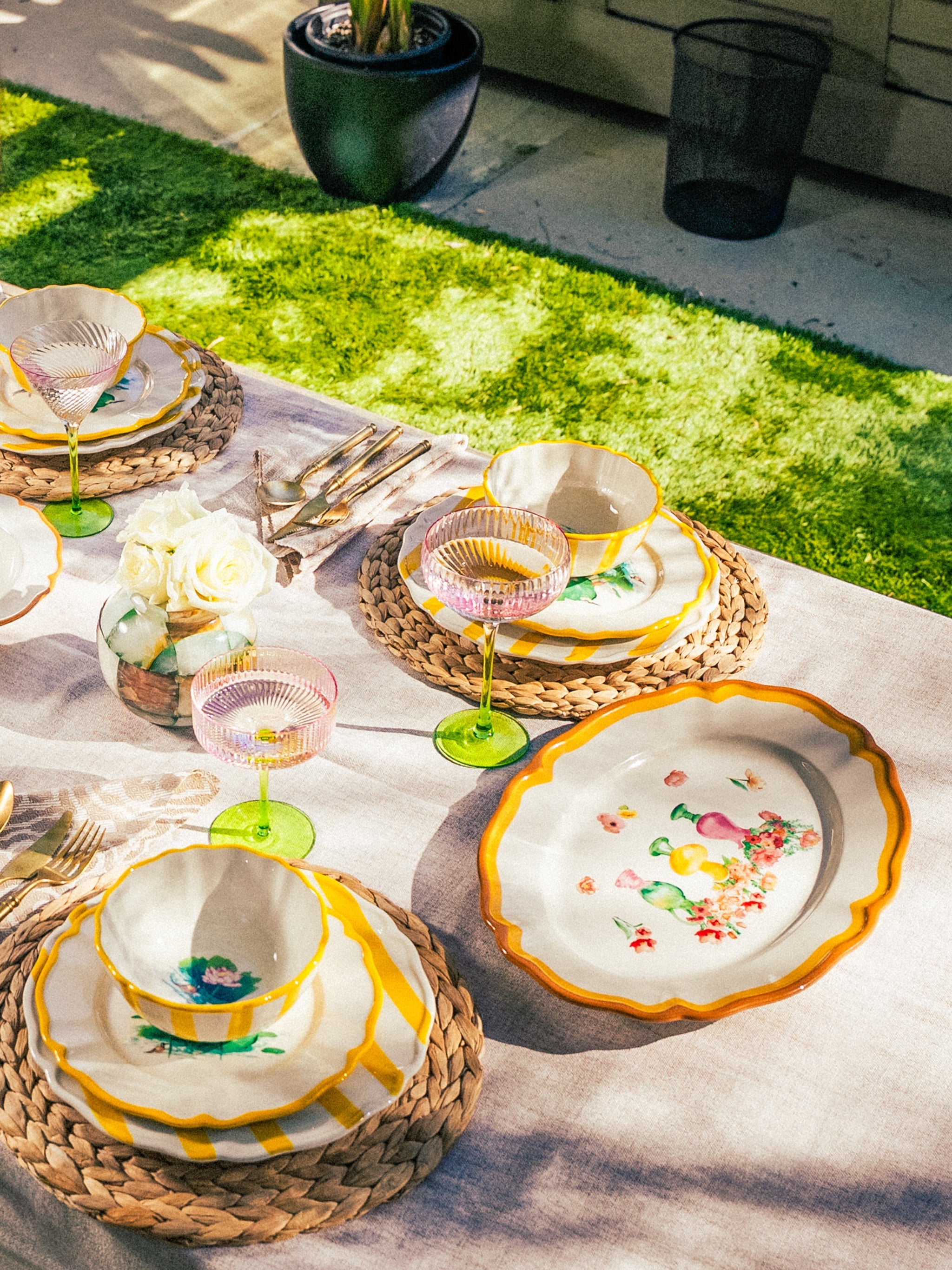 Garden Feast Plate Set of 4