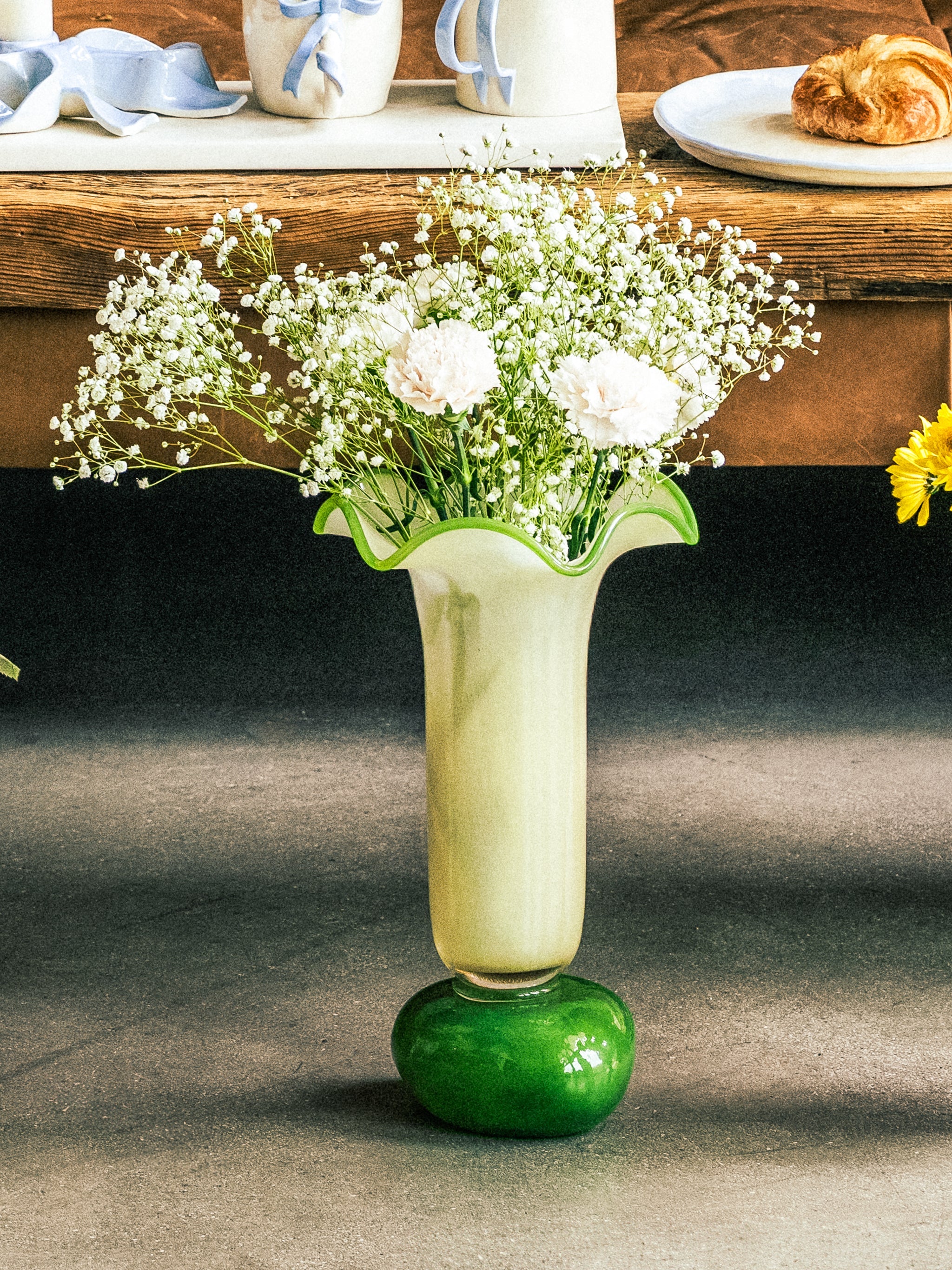 Verdant Crest Duo Vases, Set of 2