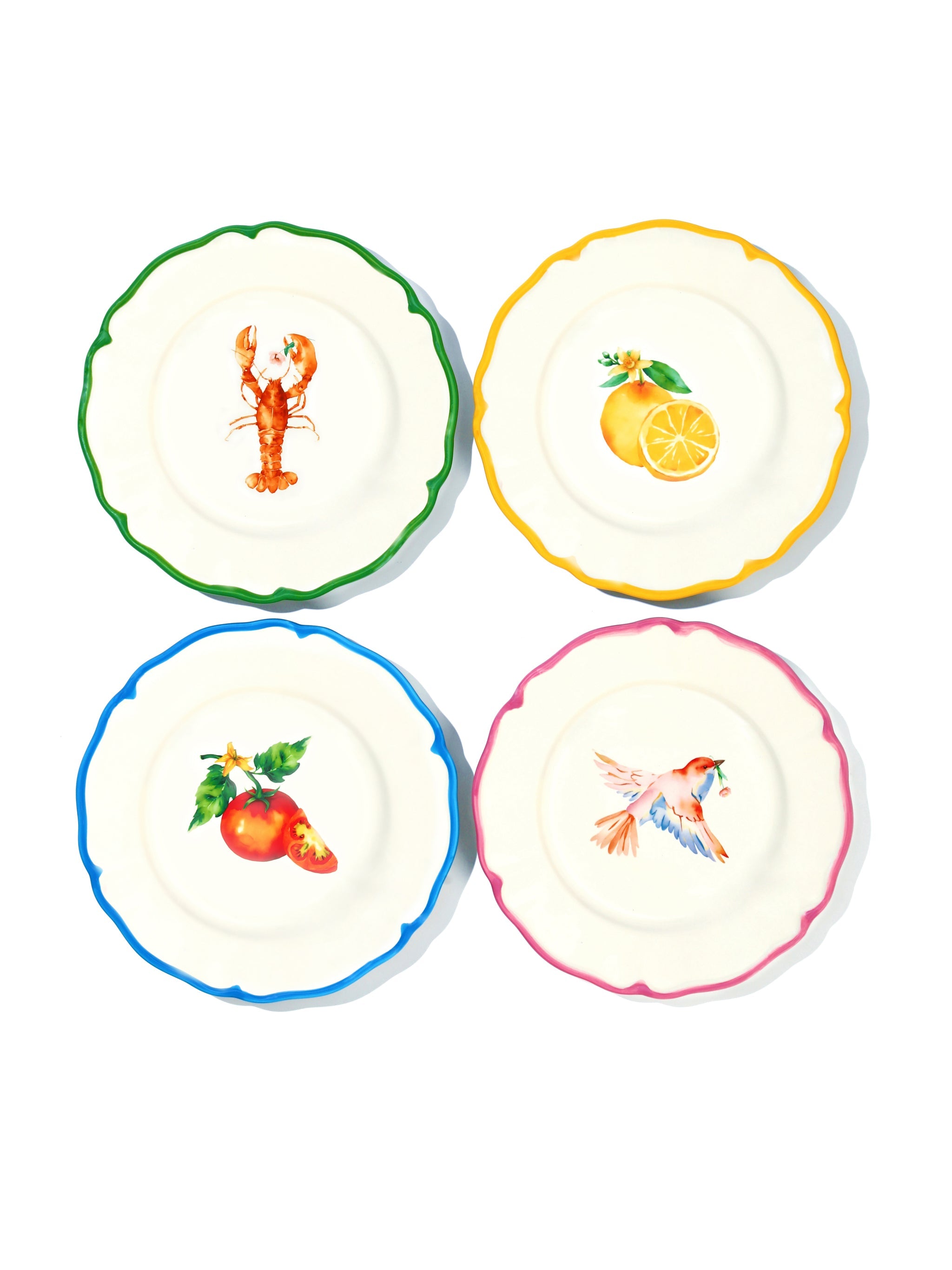 Garden Feast Plate, Lobster, 9 Inch