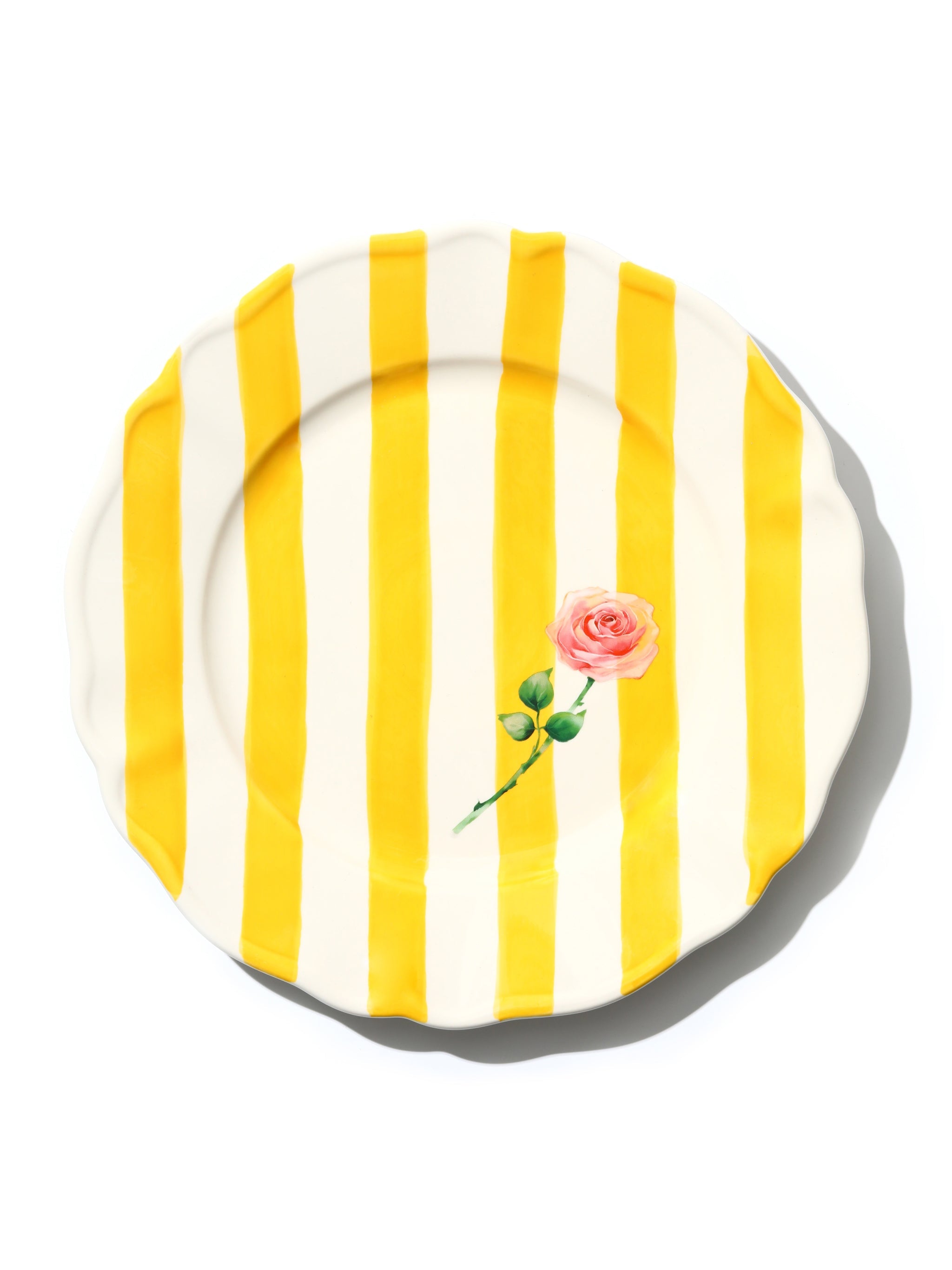 Garden Feast Dinnerware Set of 12, Yellow
