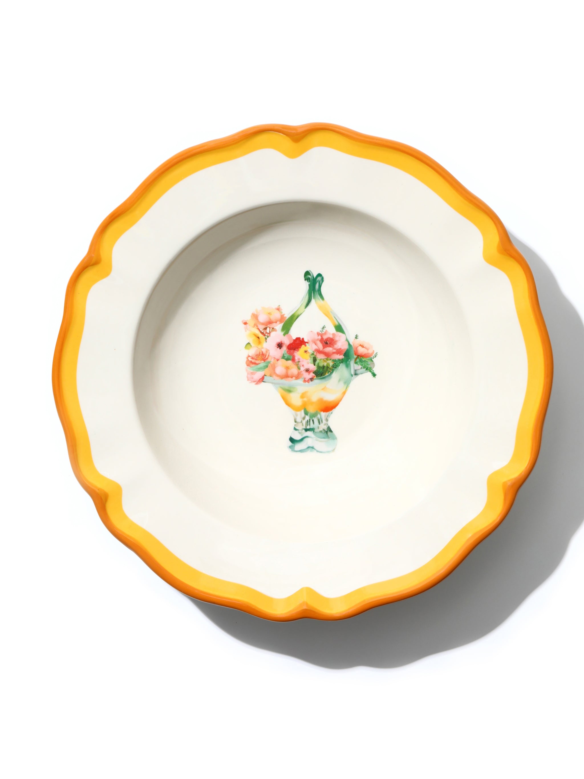 Garden Feast Deep Plate, 9 Inch