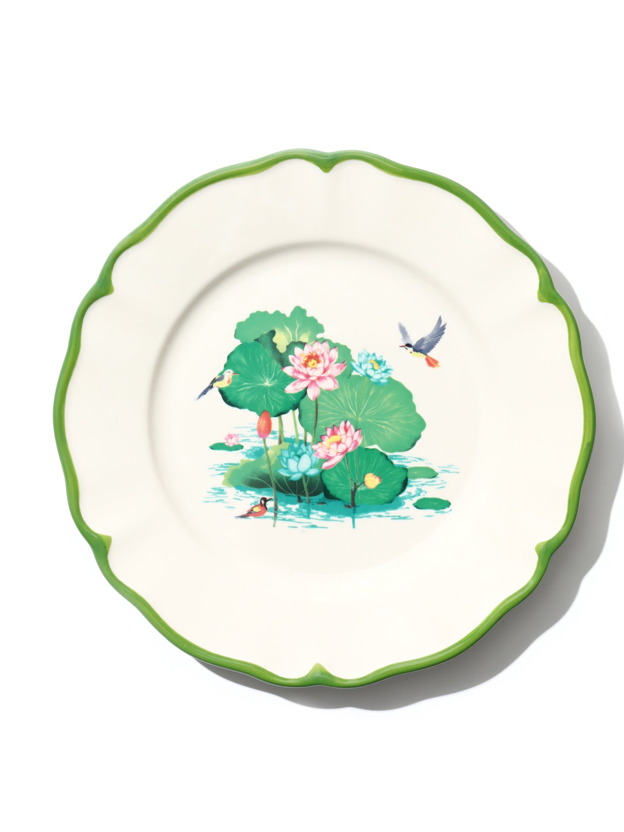 Lotus Pond Dinnerware Set of 12, Green