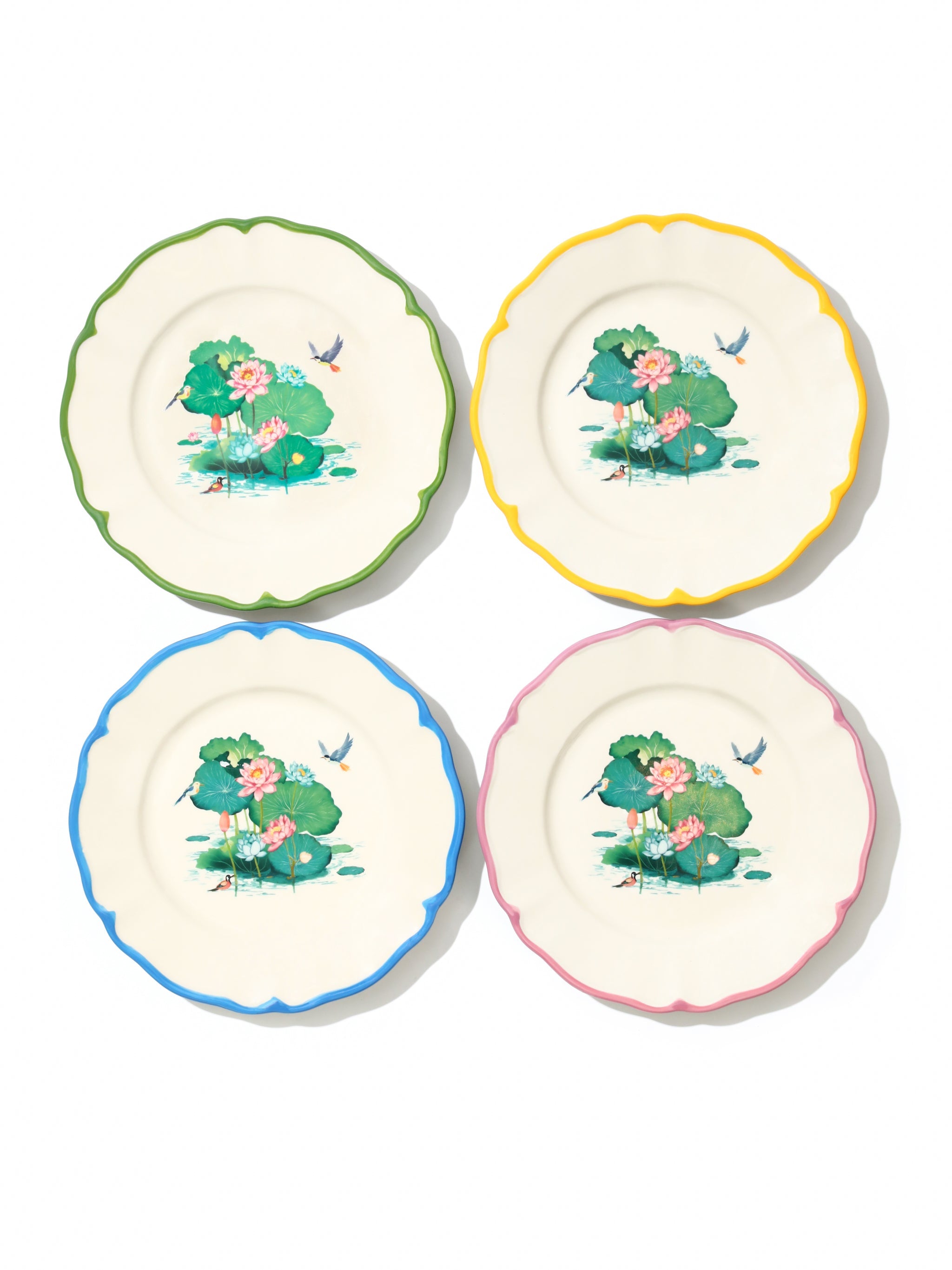 Lotus Pond Dinnerware Set of 12