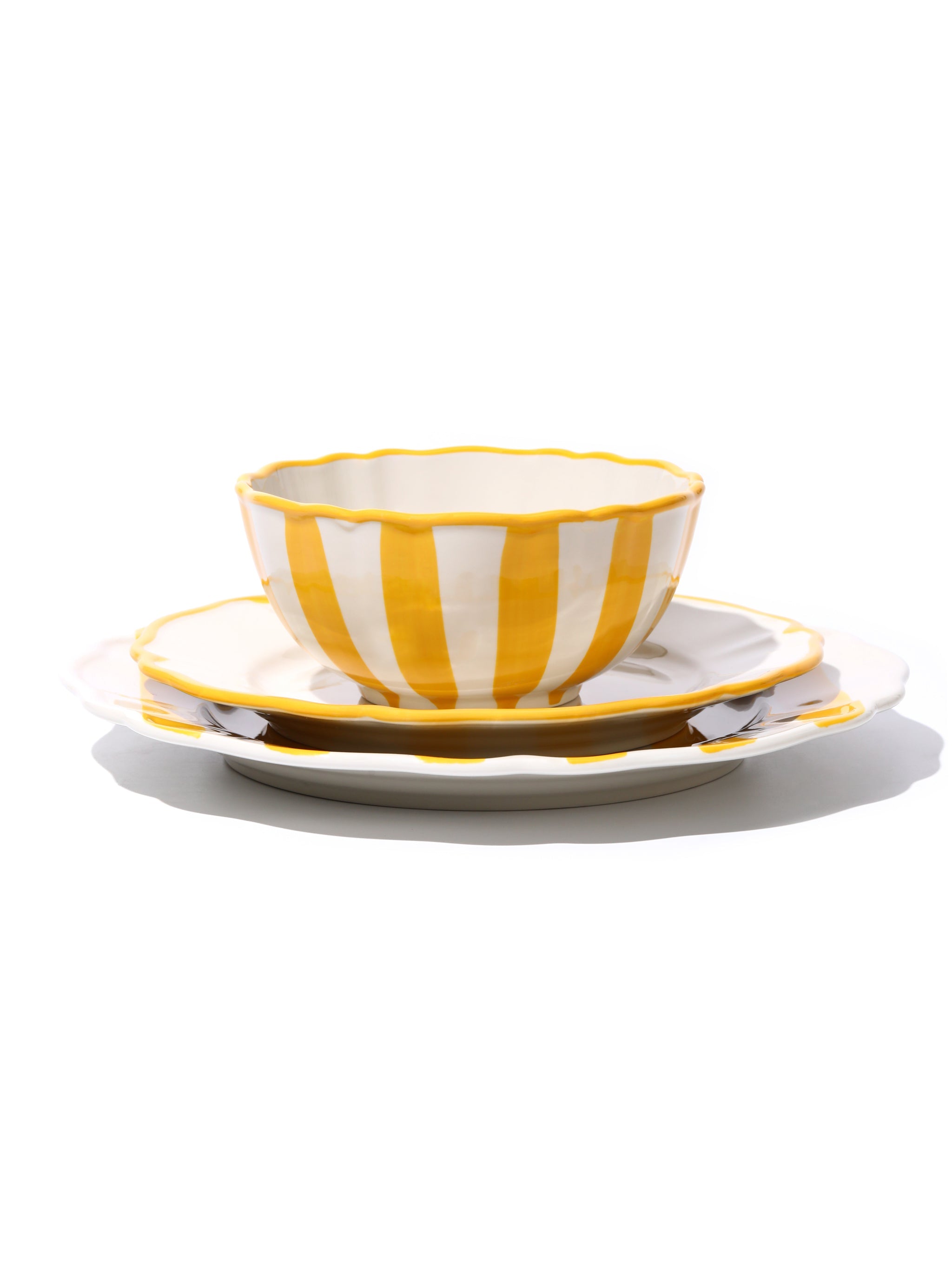 Garden Feast Bowl, Lemon, 6 Inch